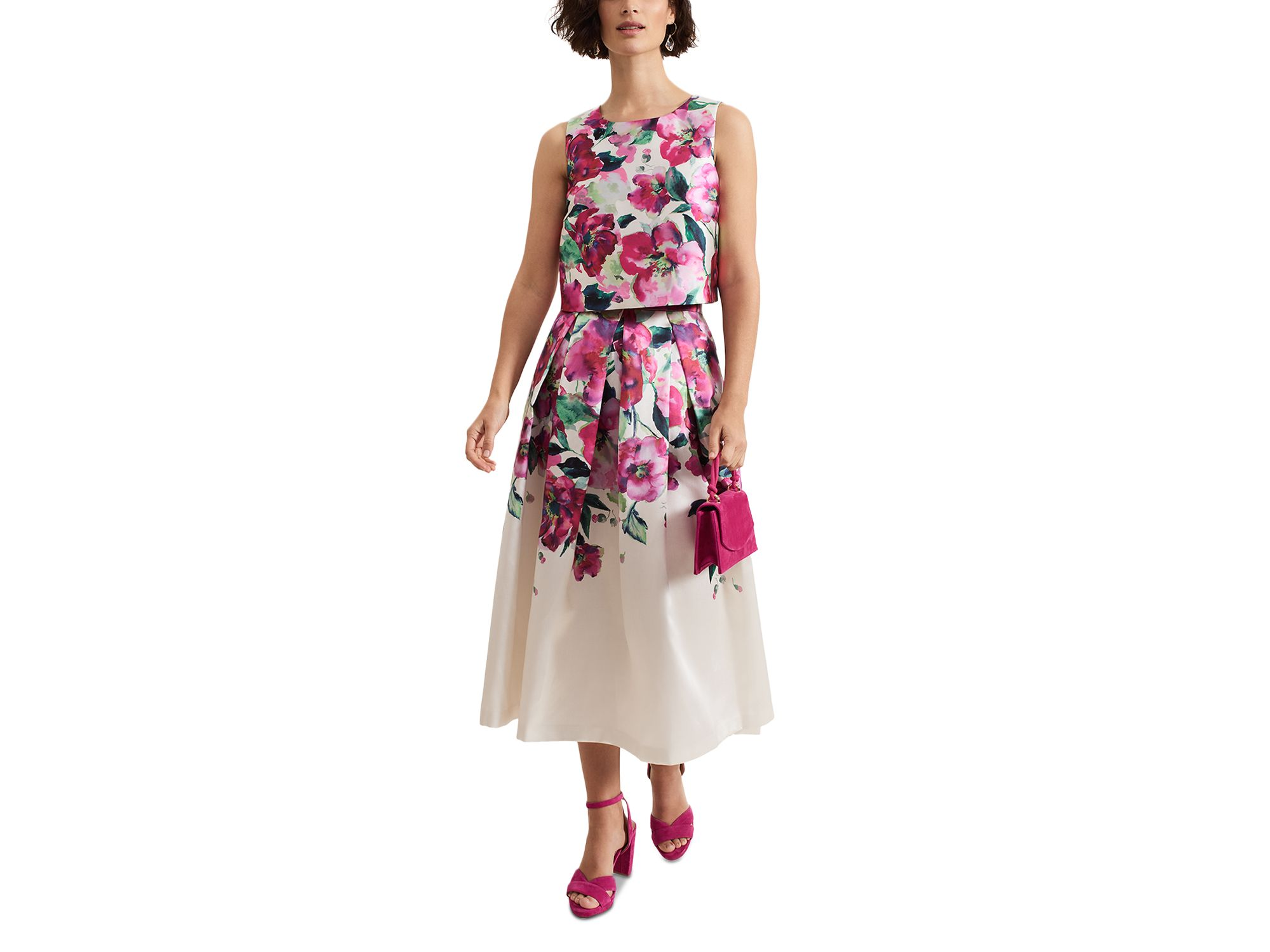 Celeste Floral Border Skirt — Image 6