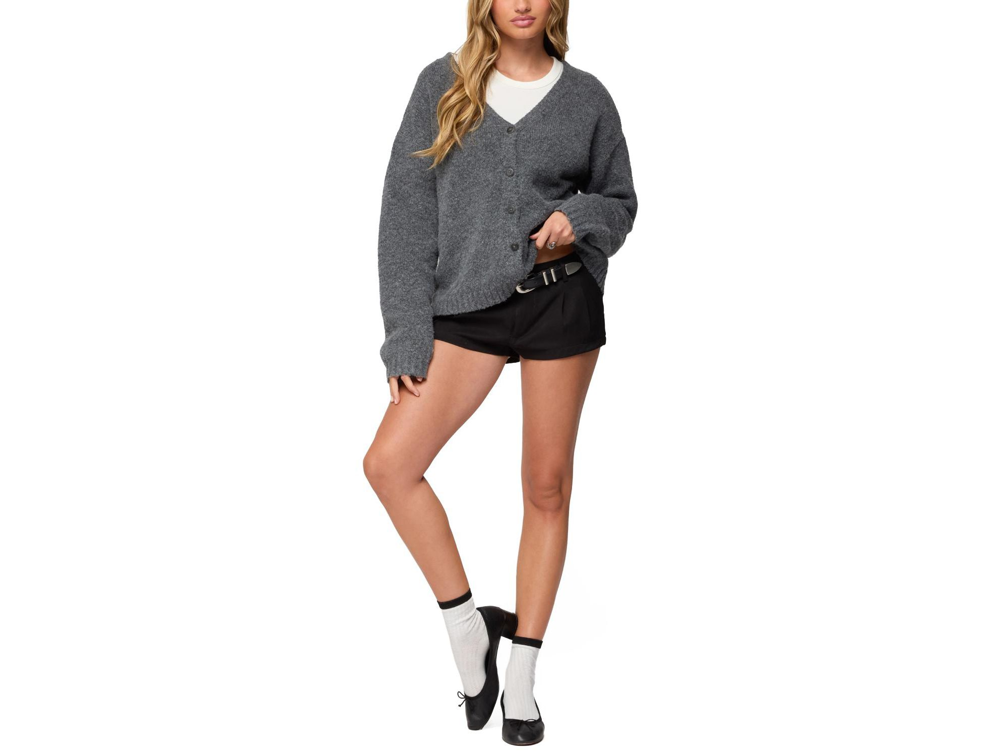 Shiraz Oversized Knit Cardigan — Image 5