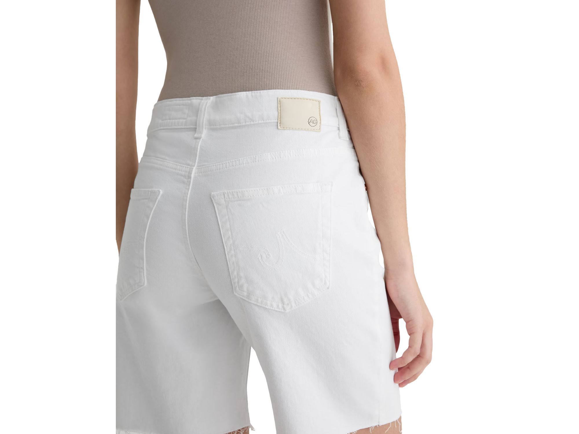 The Ex-Boyfriend Shorts in White — Image 3