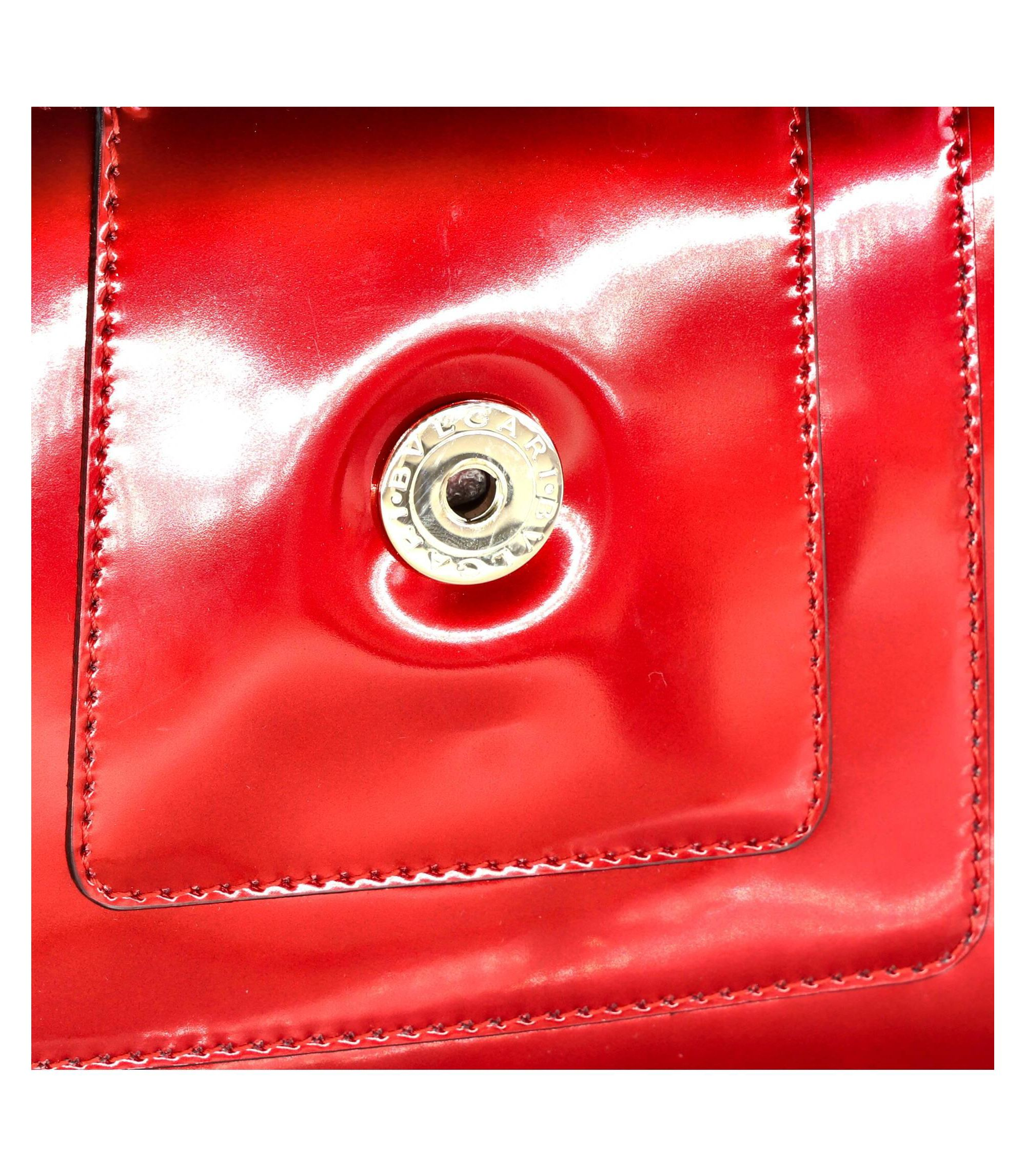 Small Serpenti Forever Square Shoulder Bag Metallic Leather — Image 3