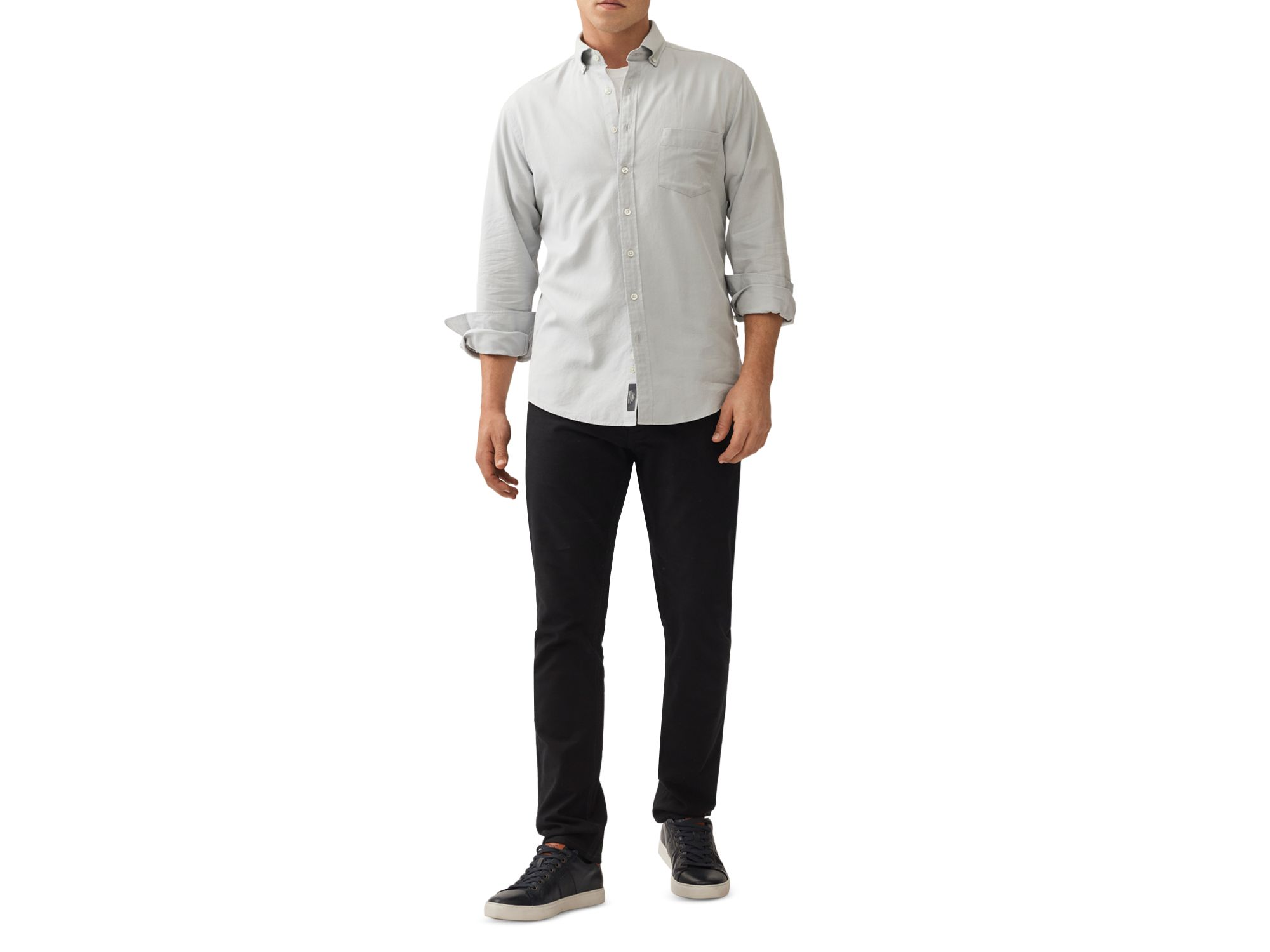 Featherston Slim Fit Button Down Shirt — Image 3