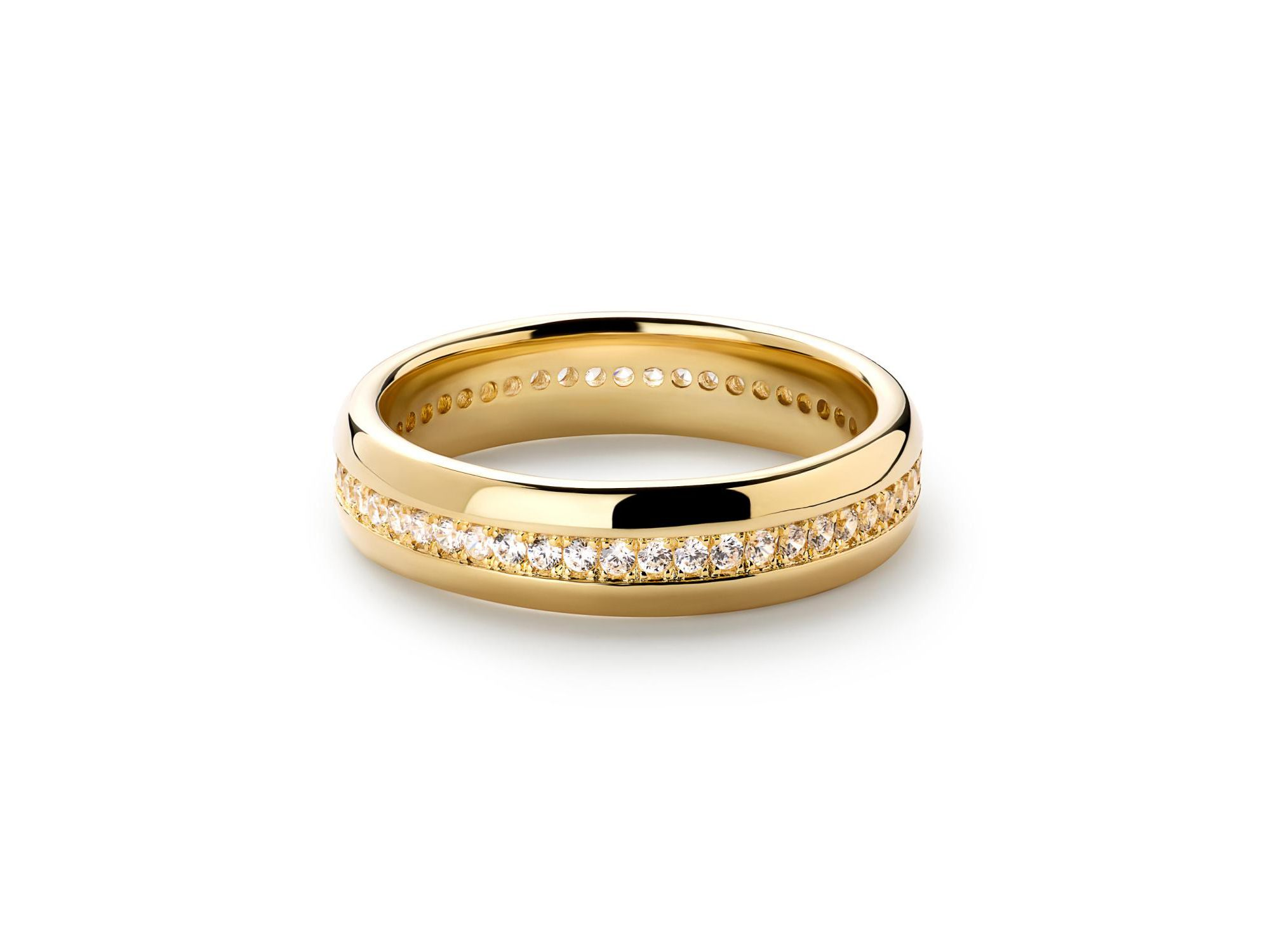 Thatcher Brass Gold Band Ring — Image 6