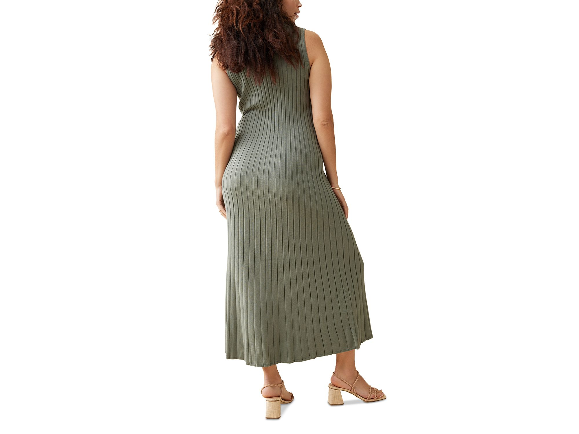 Knit Maternity Maxi Dress — Image 3