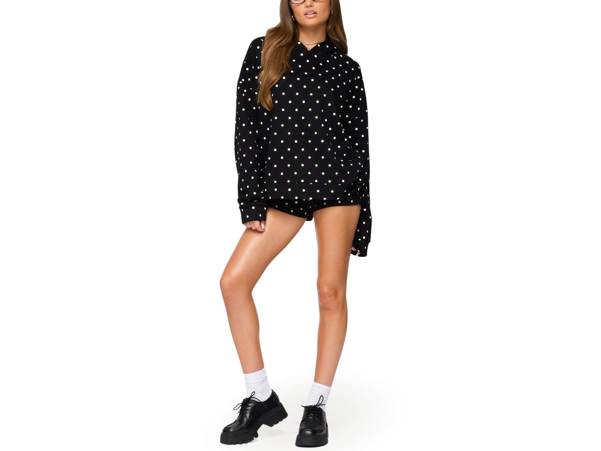 Chelsie Polka Dot Hoodie — Image 3