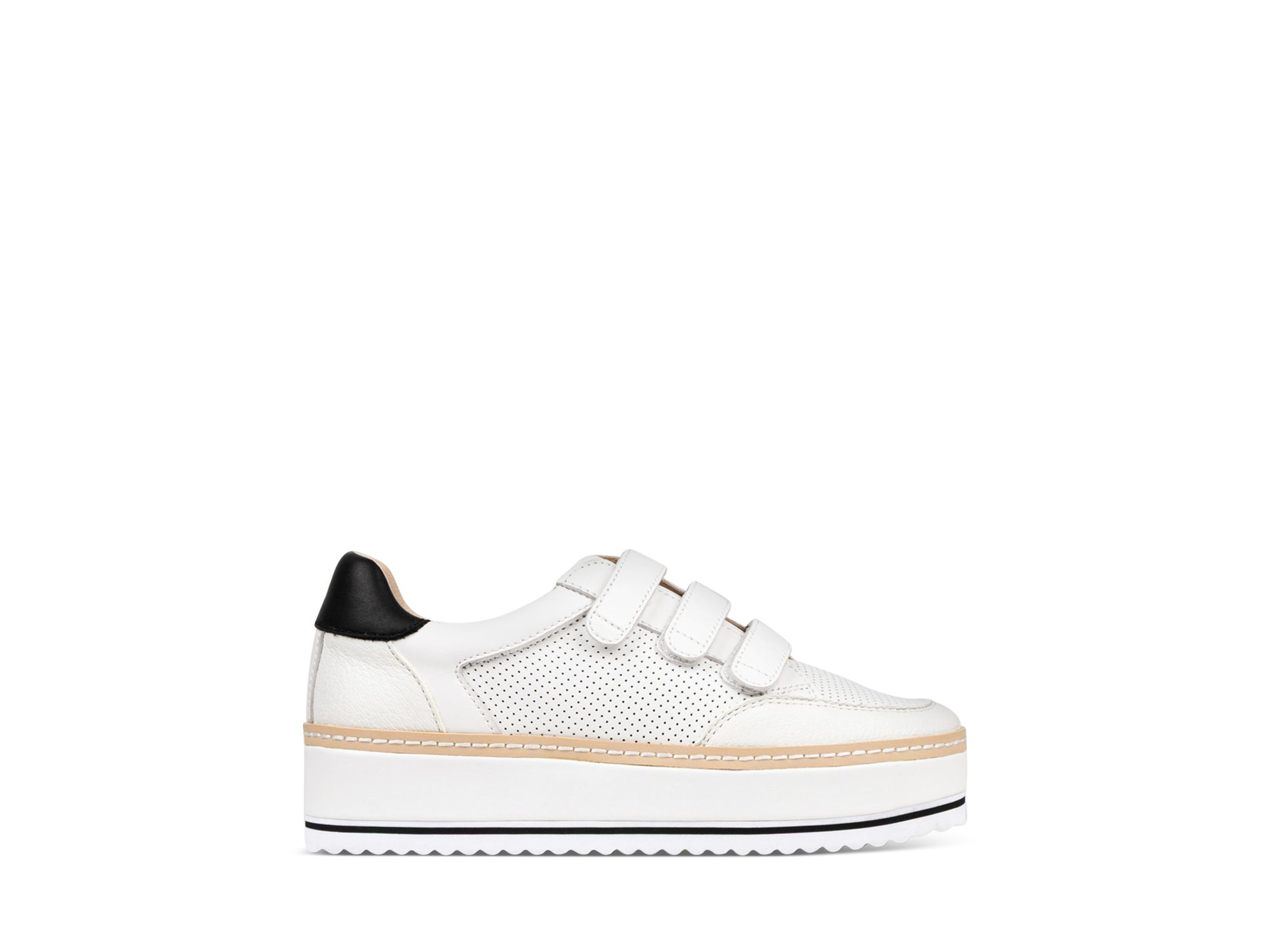 Women's Dreamboat Leather Platform Sneakers — Image 3