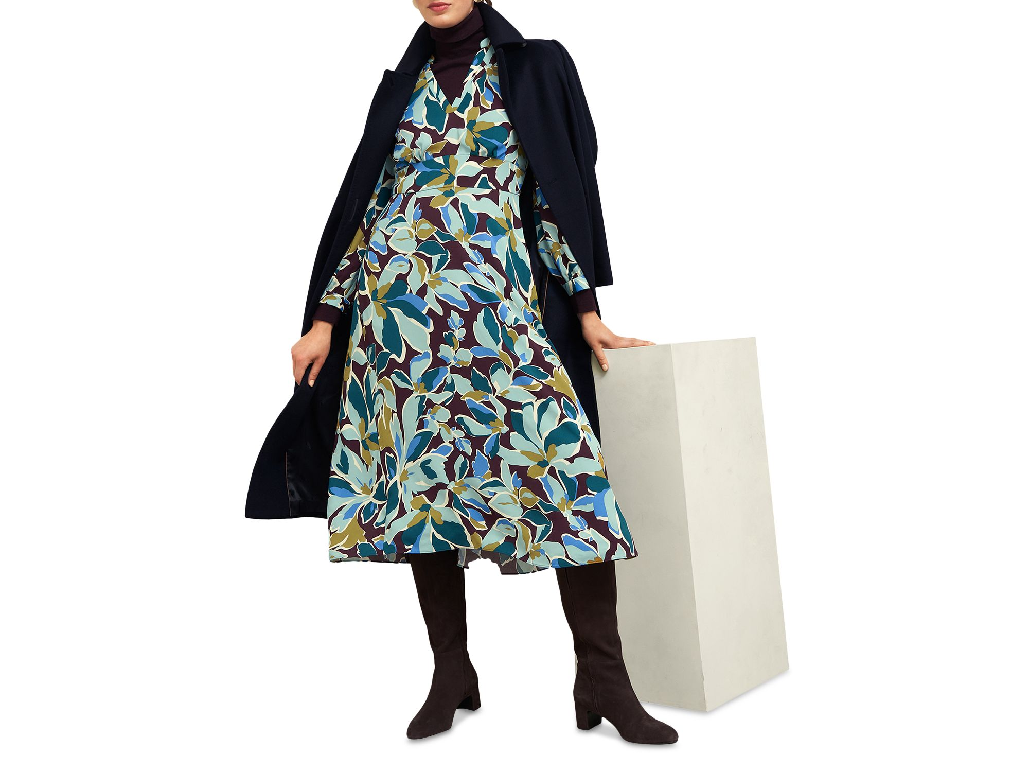 Lea Printed Midi Dress — Image 6