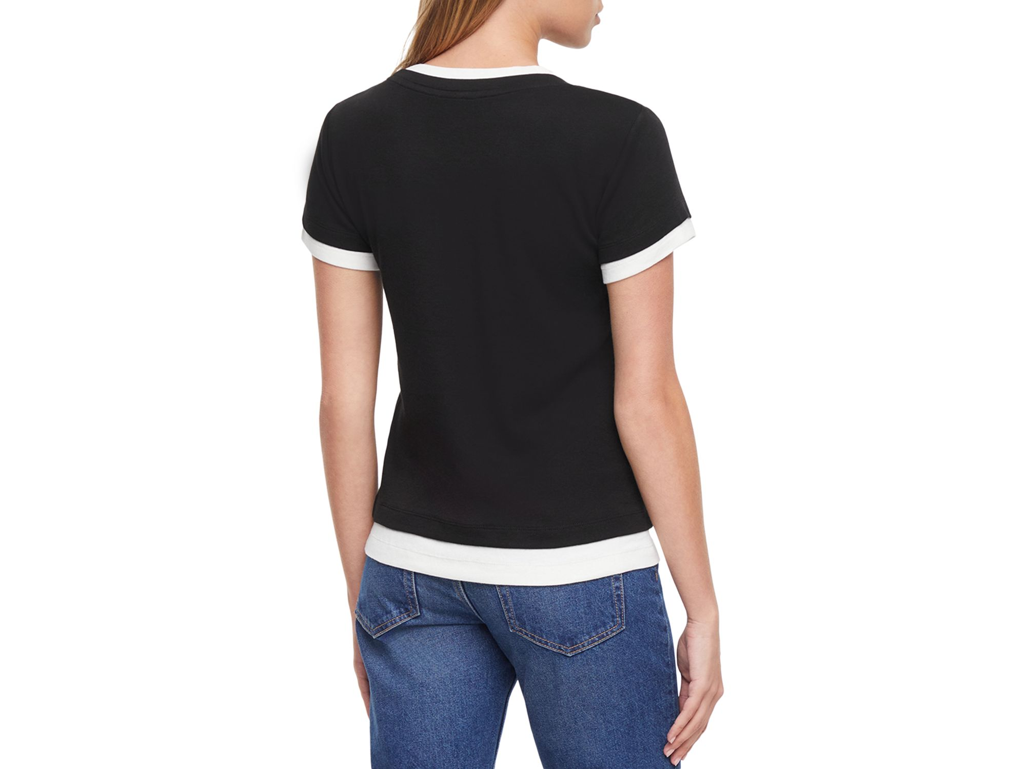 Veronica Layered Short Sleeve Tee — Image 3