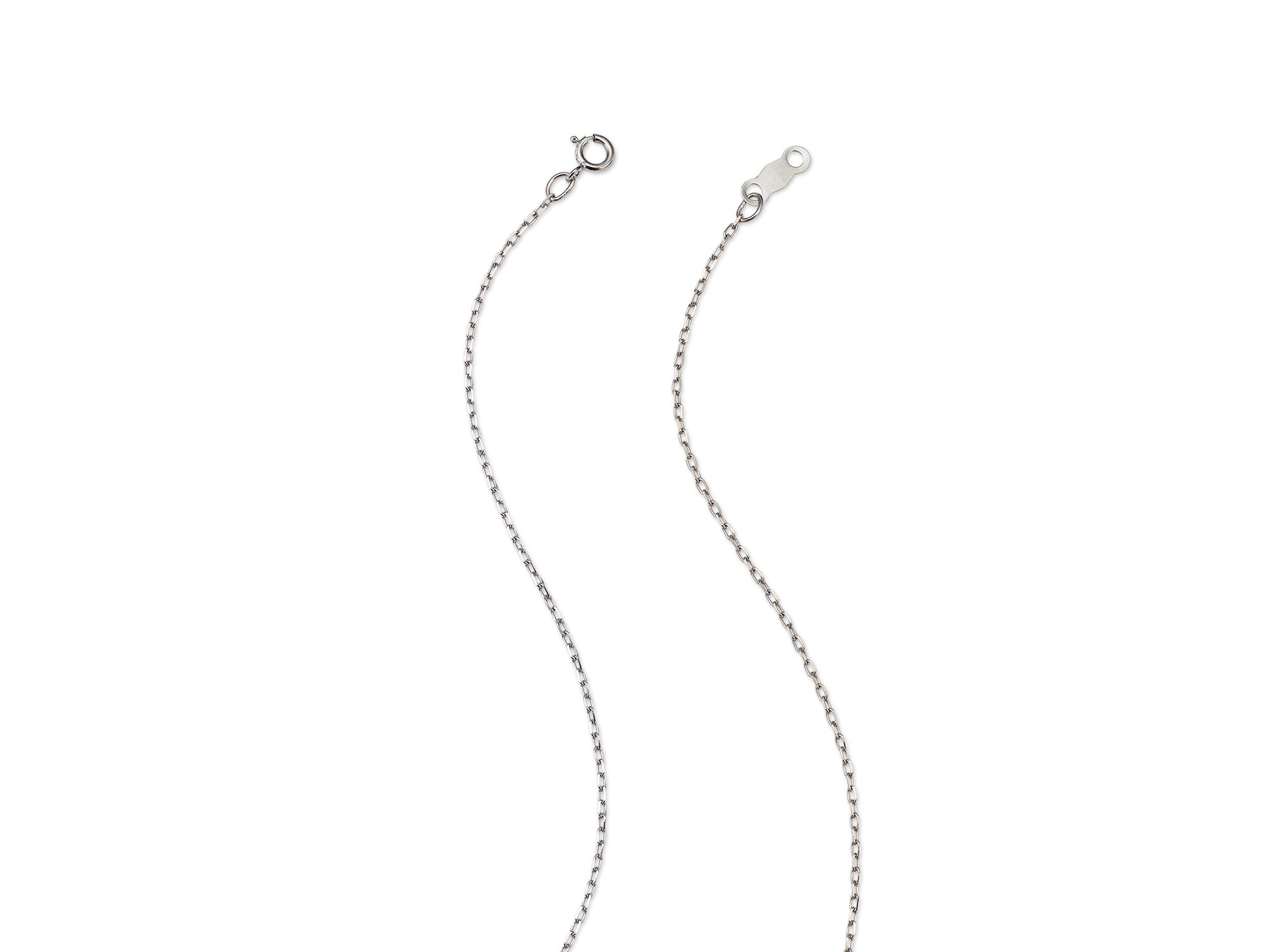 Diamond & Cultured Freshwater Pearl Pendant Necklace in 14K White Gold, 16" — Image 5