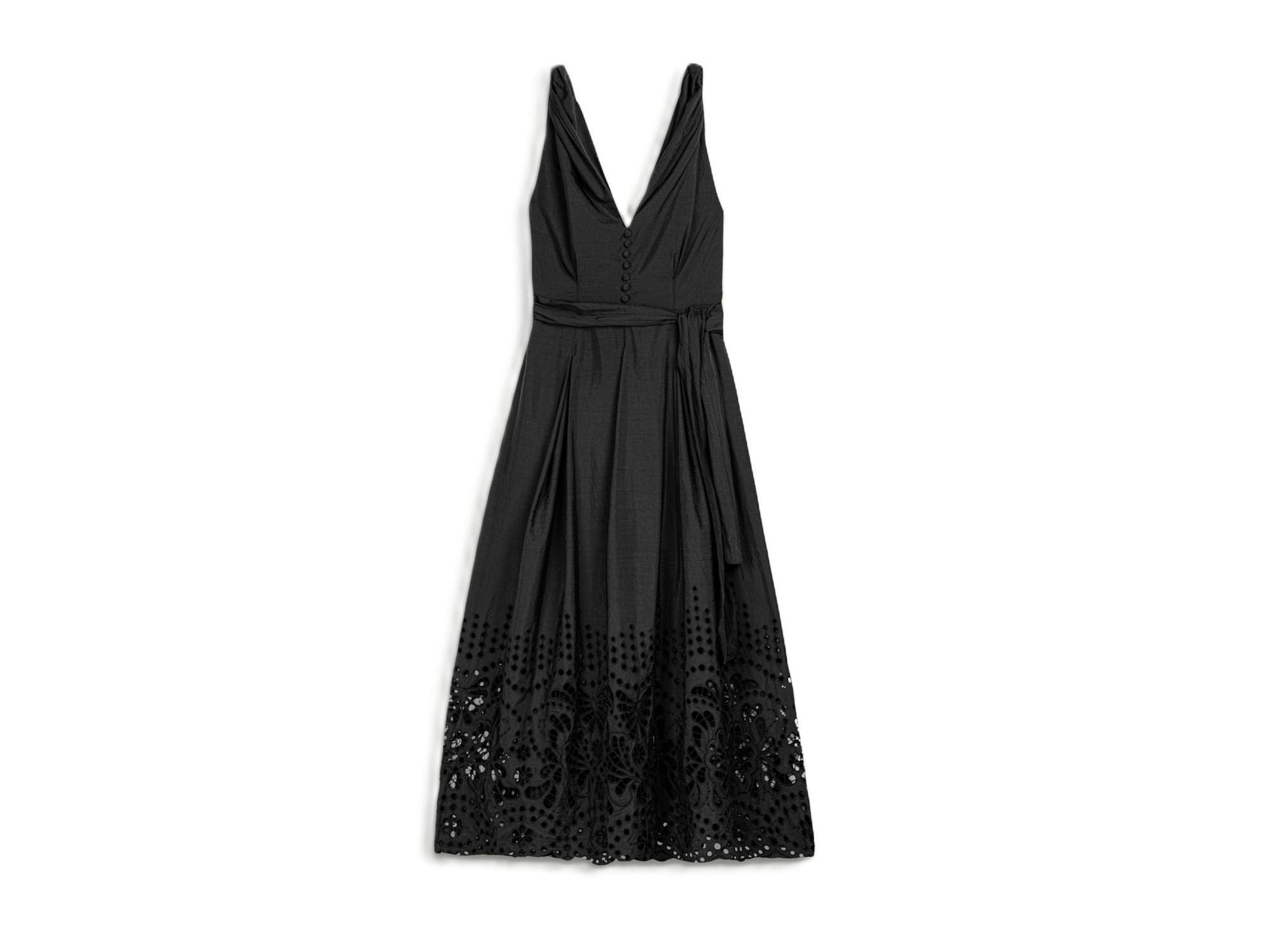 Sleeveless Embroidered Midi Dress — Image 7