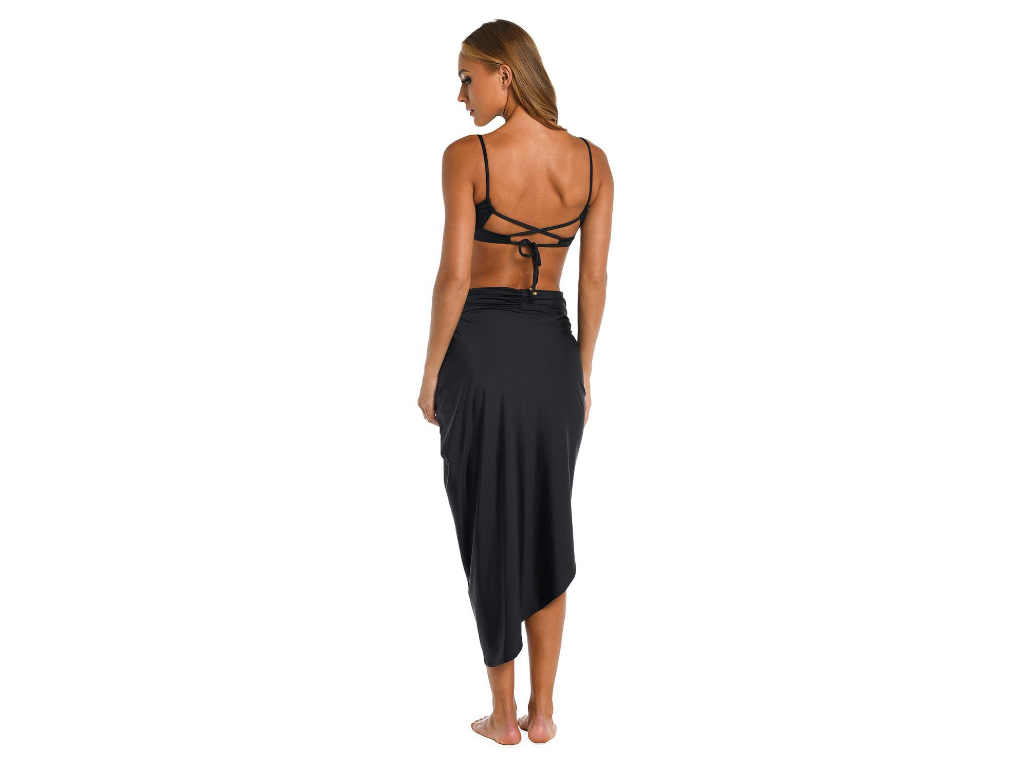 Solid Convertible Faux Wrap — Image 7