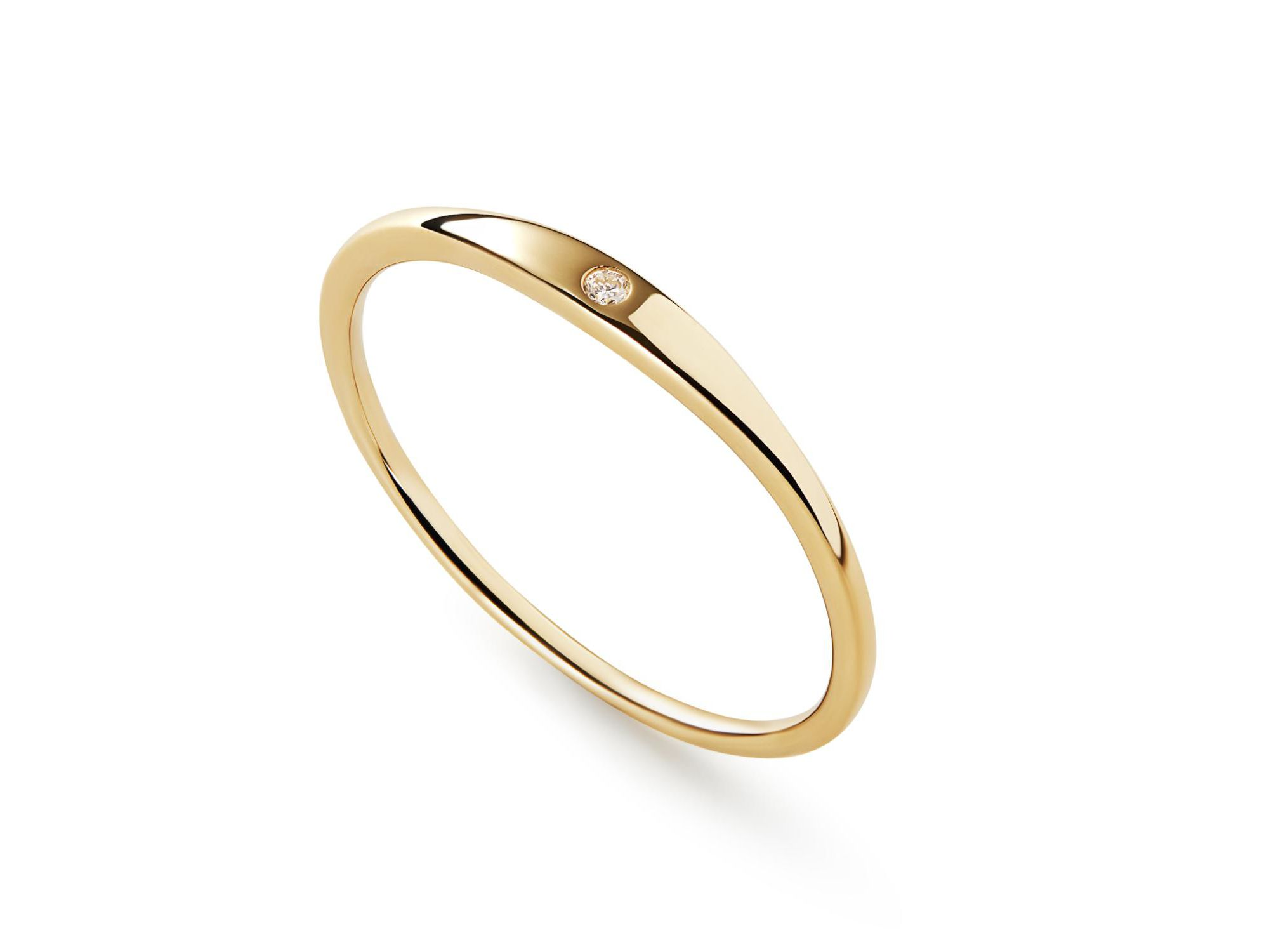 10K Gold Lab Grown Diamond Signet Ring — Image 4