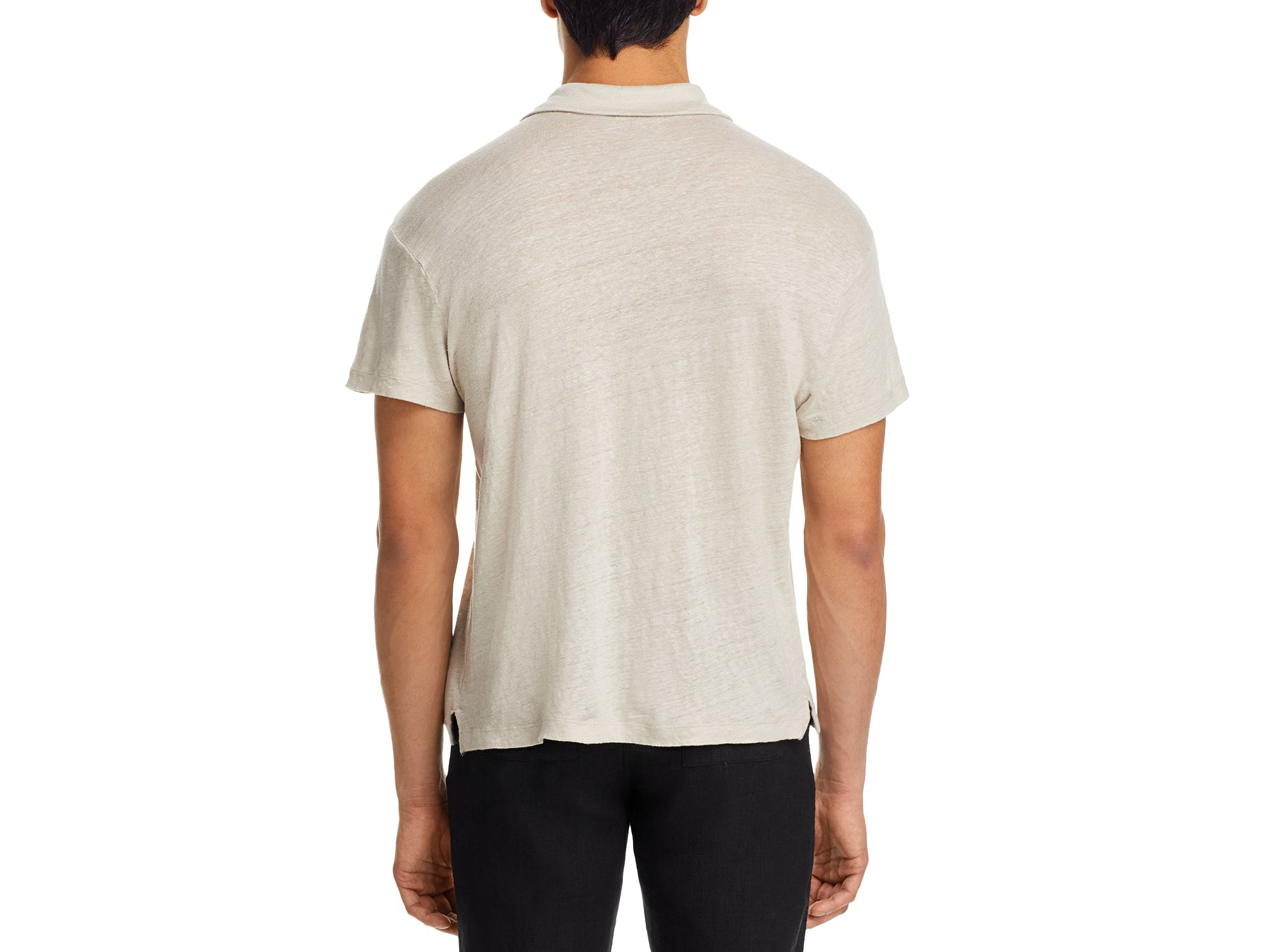 Ola Linen Knit Regular Fit Button Down Shirt — Image 4
