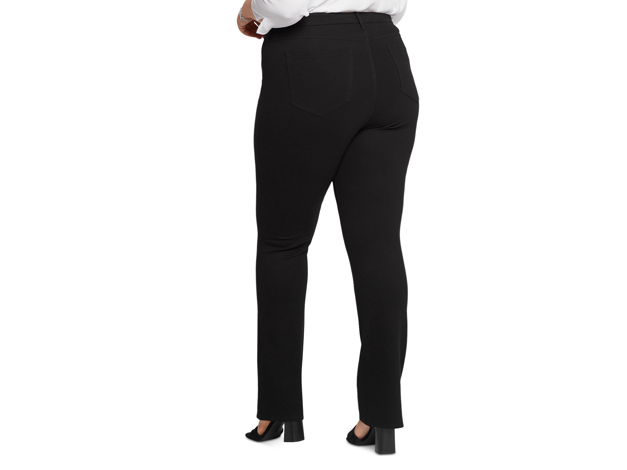 Marilyn Compression Ponte Straight Pants — Image 3
