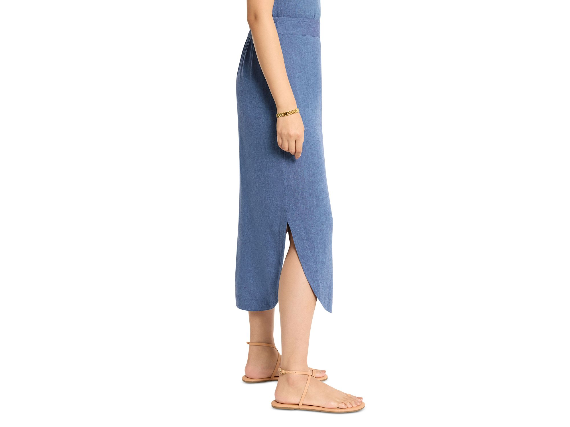 Rumba Linen Dip Skirt — Image 4