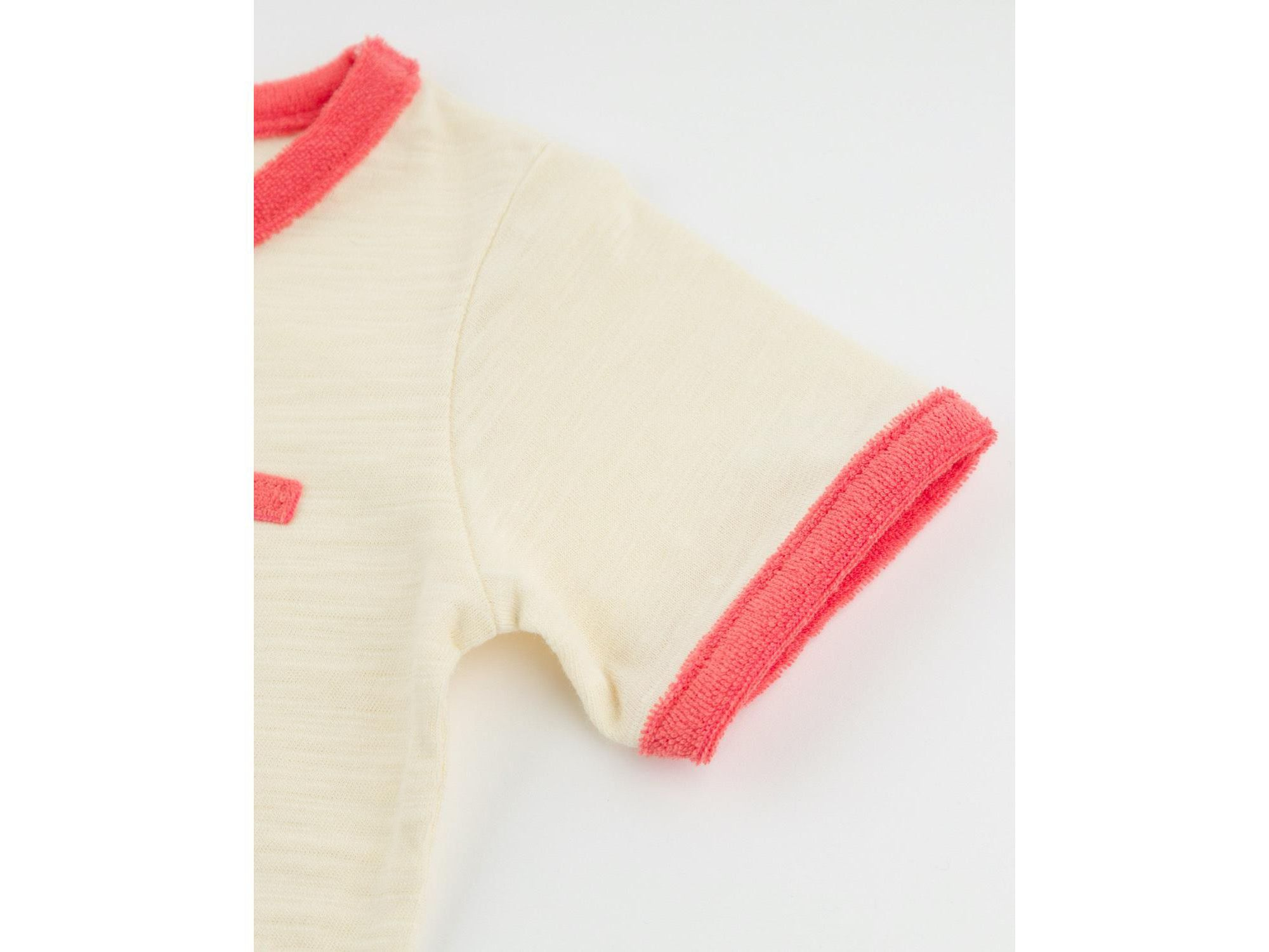 Unisex "STAFF" Applique Billie Slub Ringer Tee - Baby — Image 3