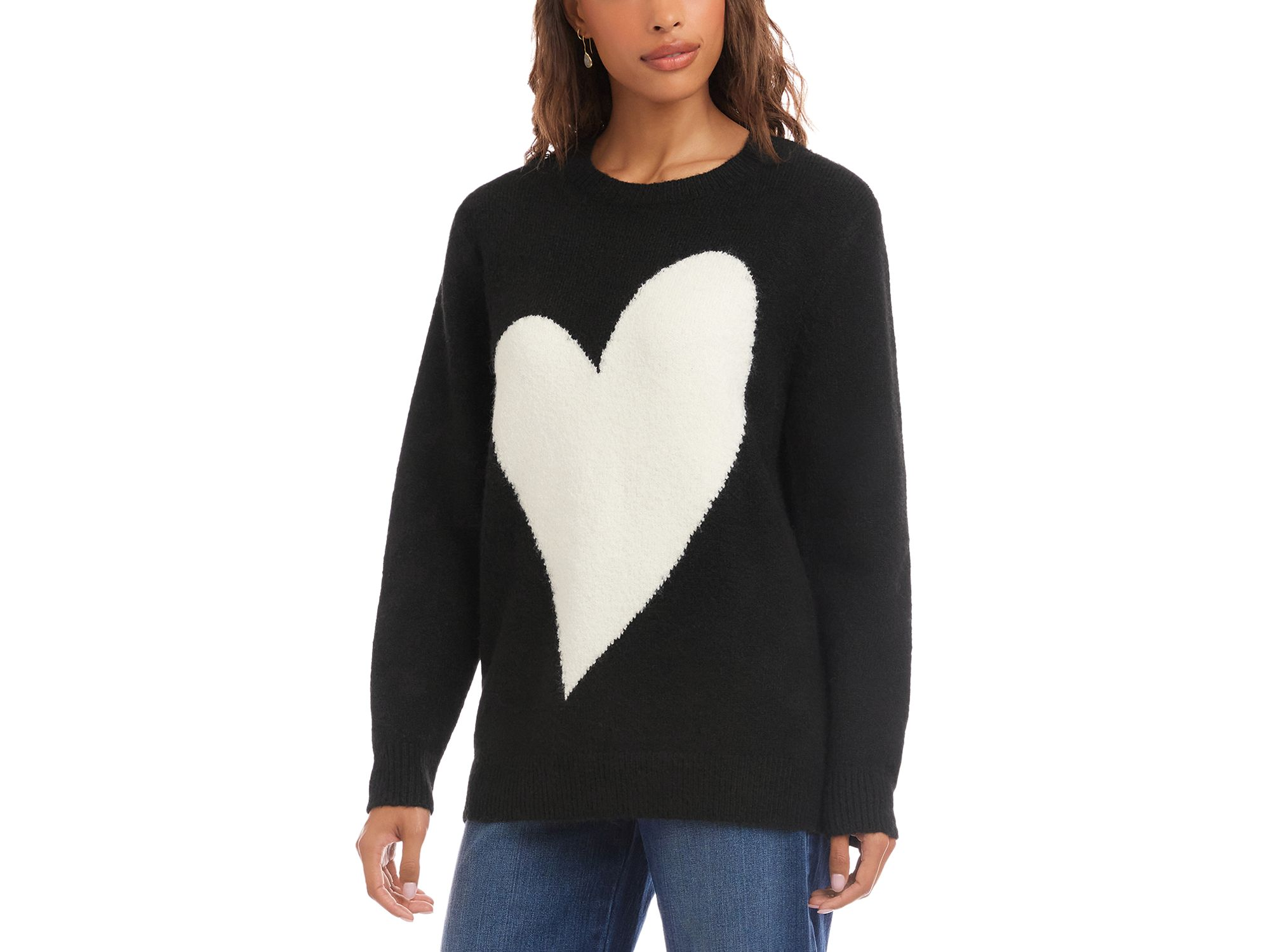 Heart Jacquard Sweater — Image 3