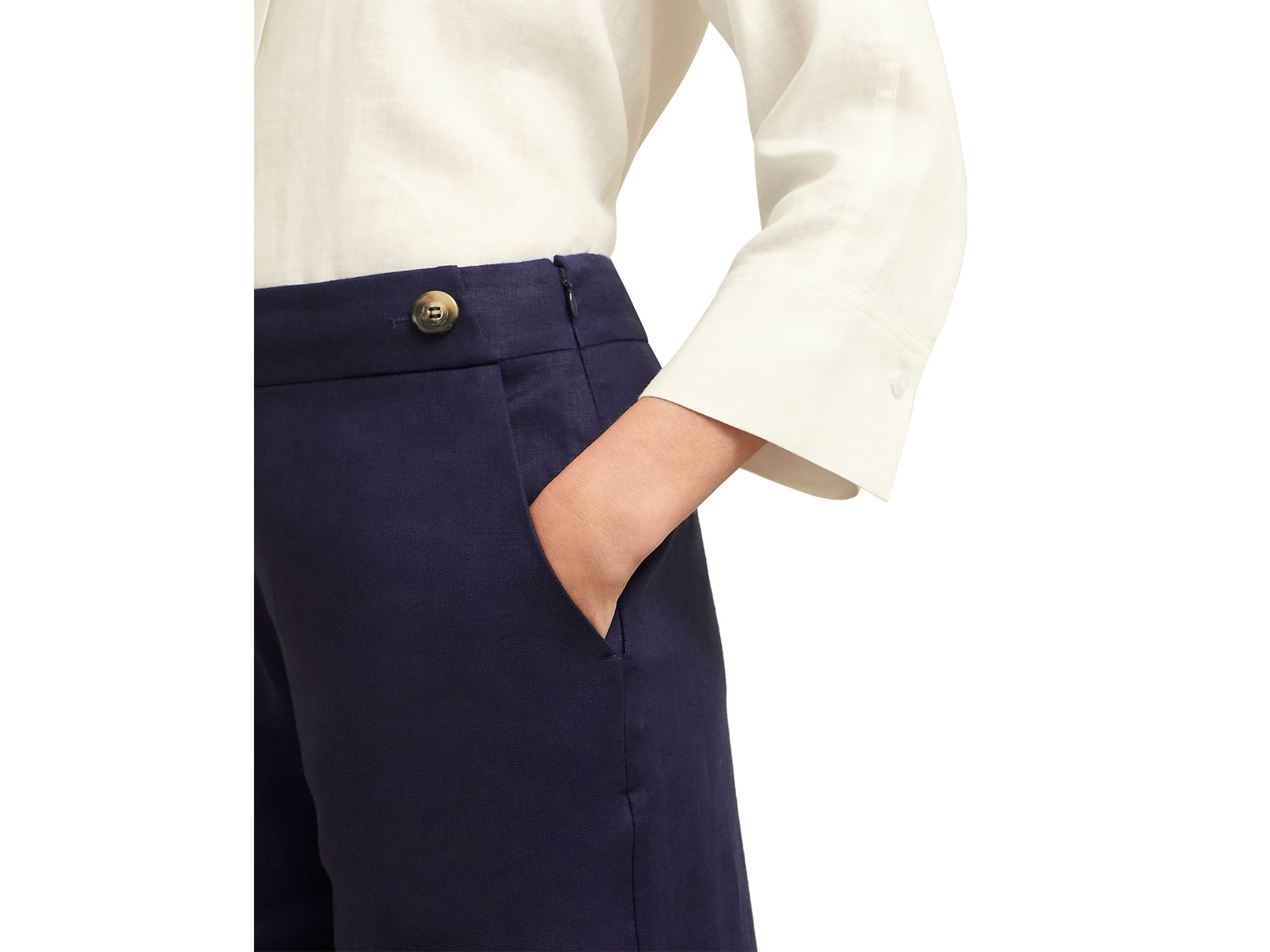 Josephine Linen Wide Leg Pants — Image 4