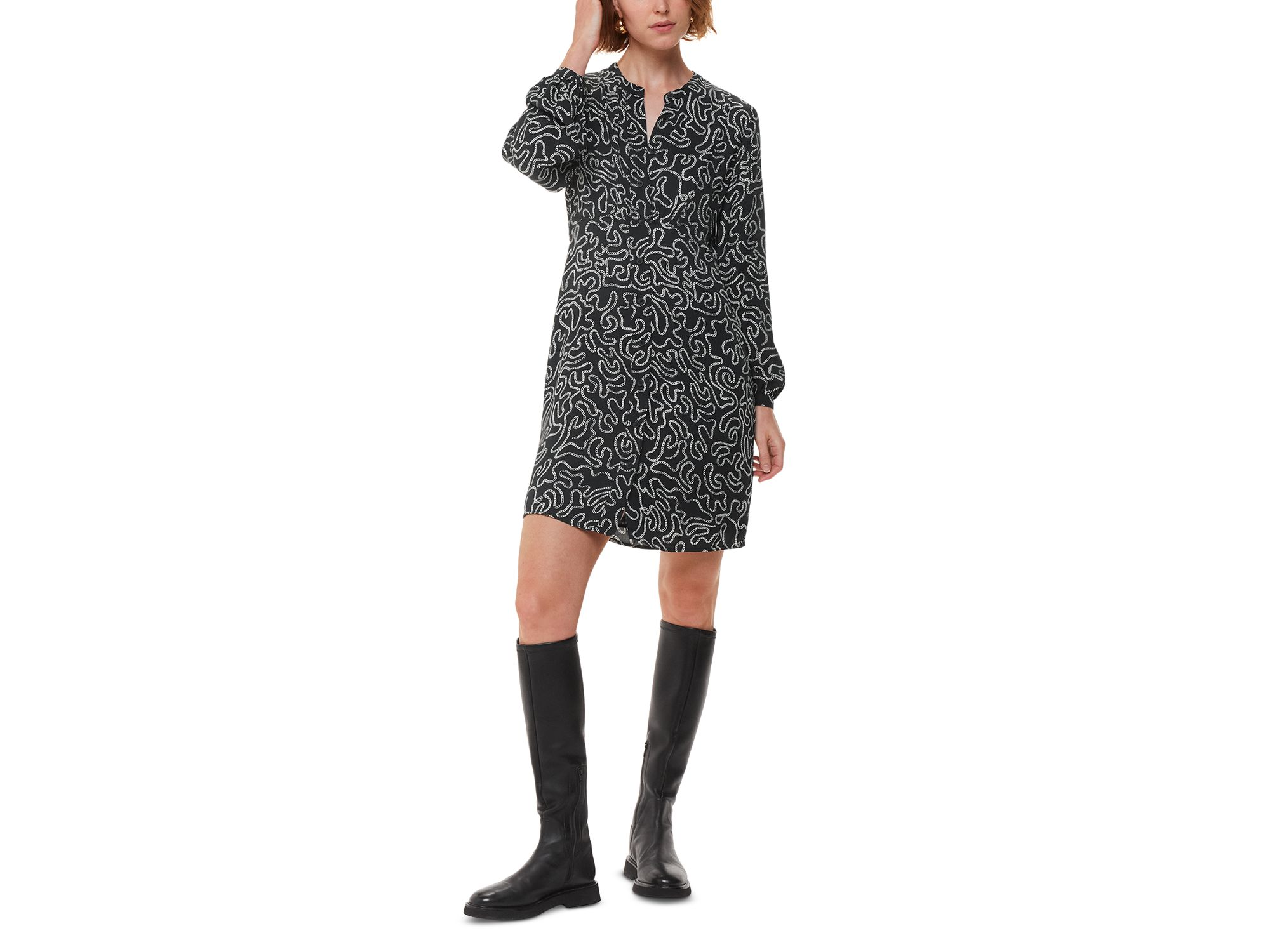 Chain Print Flippy Dress — Image 6