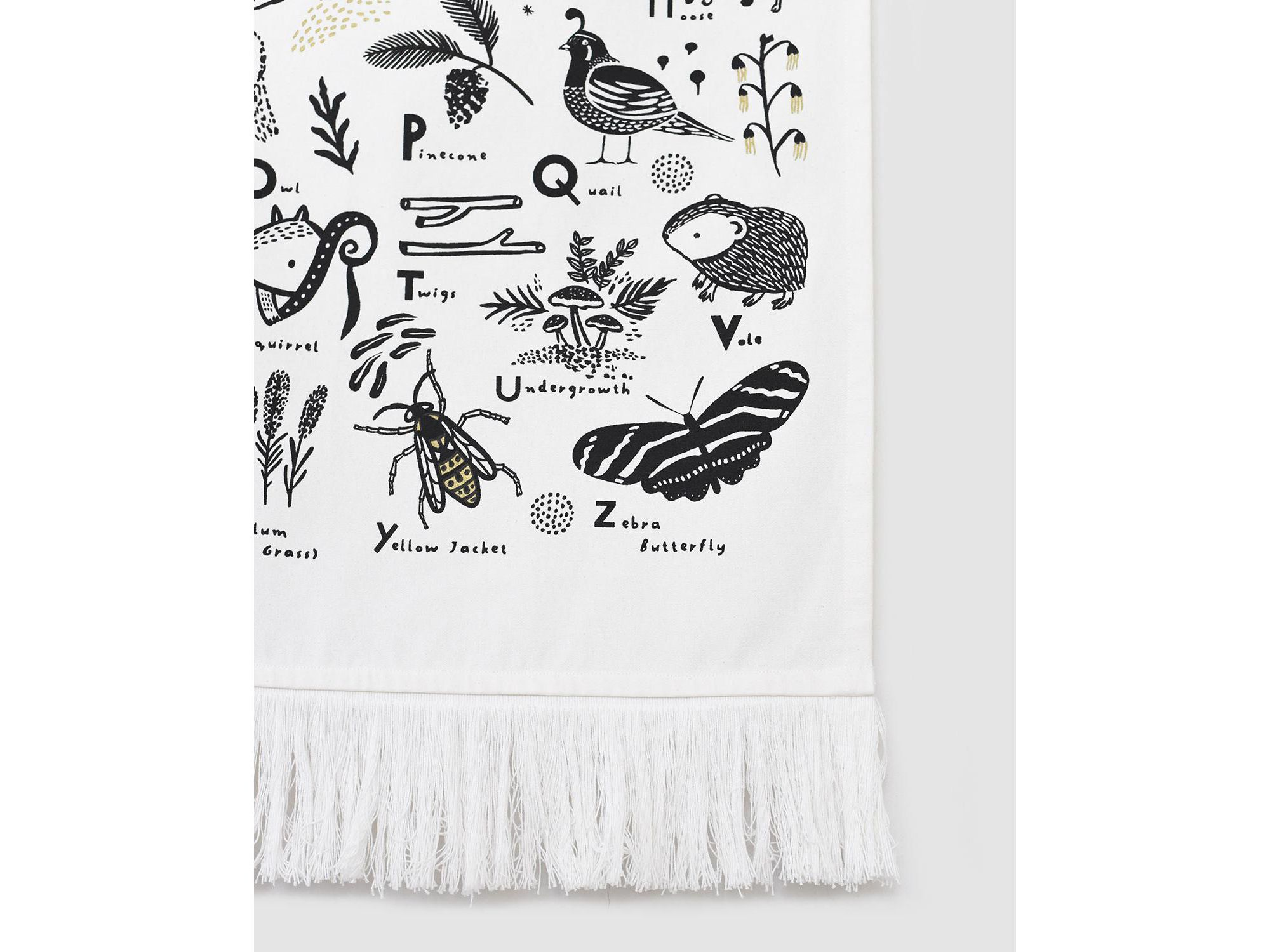 Woodland Alphabet Printed Tapestry - All Ages — Image 3
