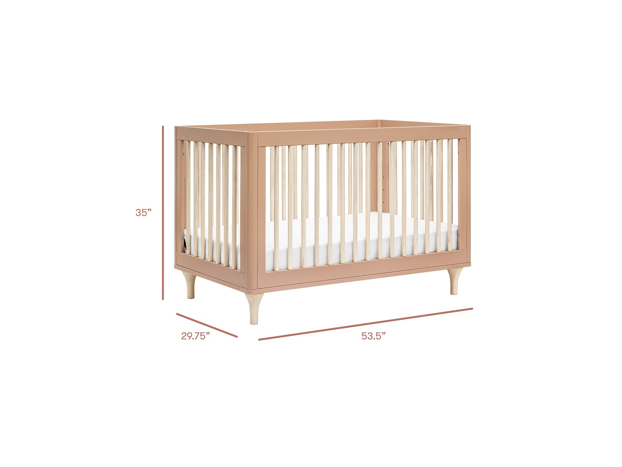 Lolly 3-in-1 Convertible Crib with Toddler Bed Conversion Kit — Image 14