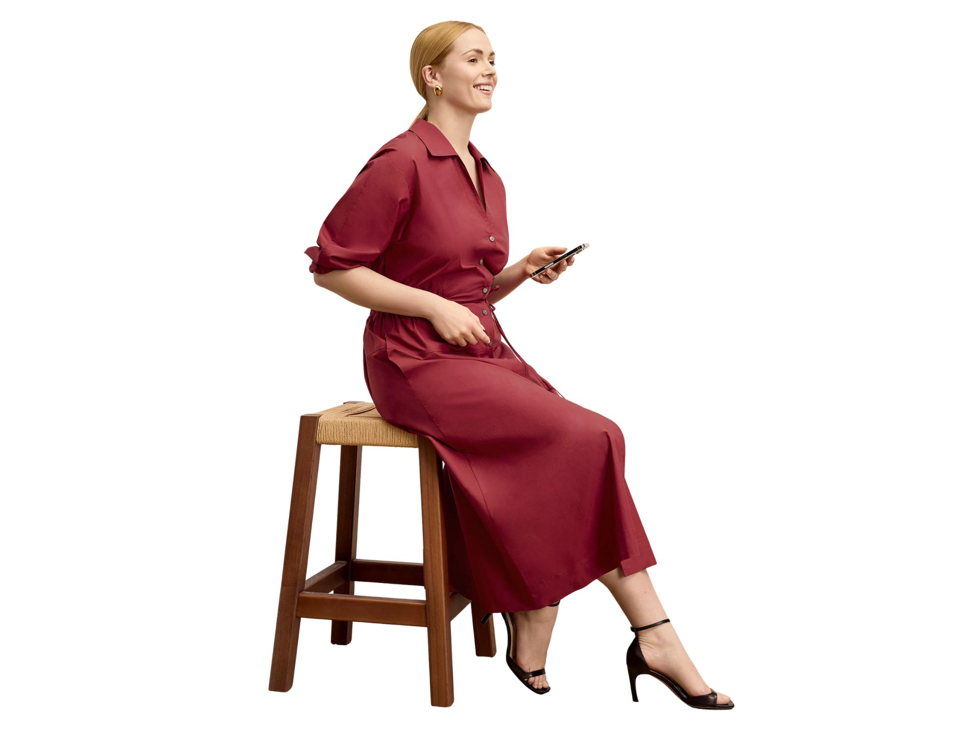 Women's Boden Al Cotton Poplin Fresco Dress — Image 3