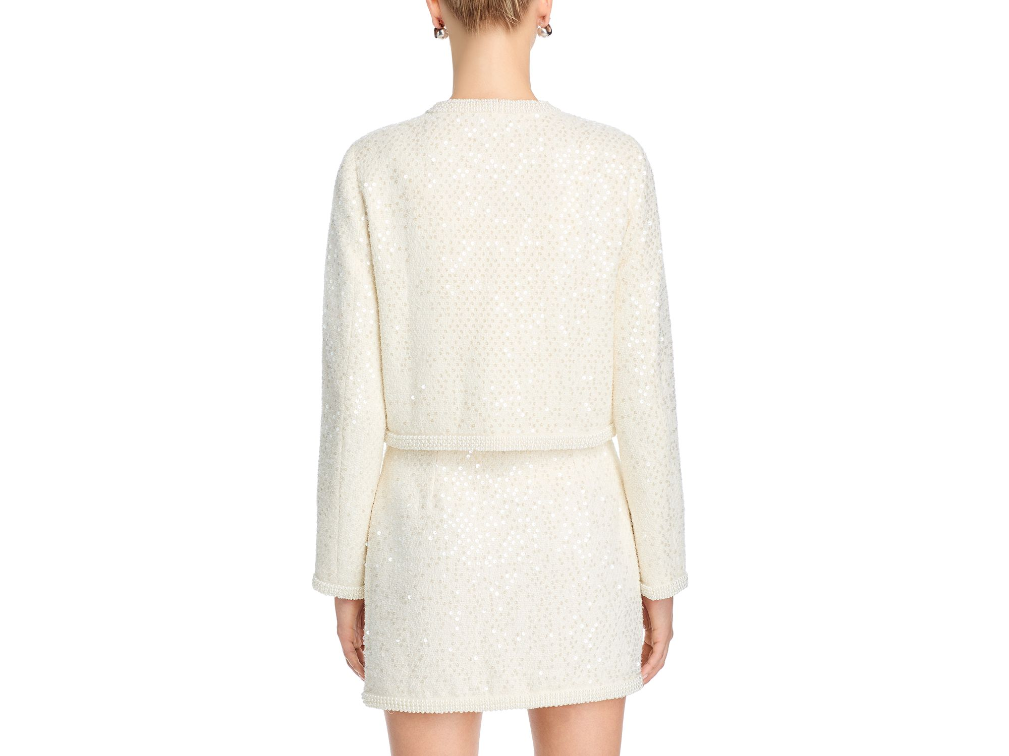 Tweed Sequin Jacket - Exclusive — Image 4