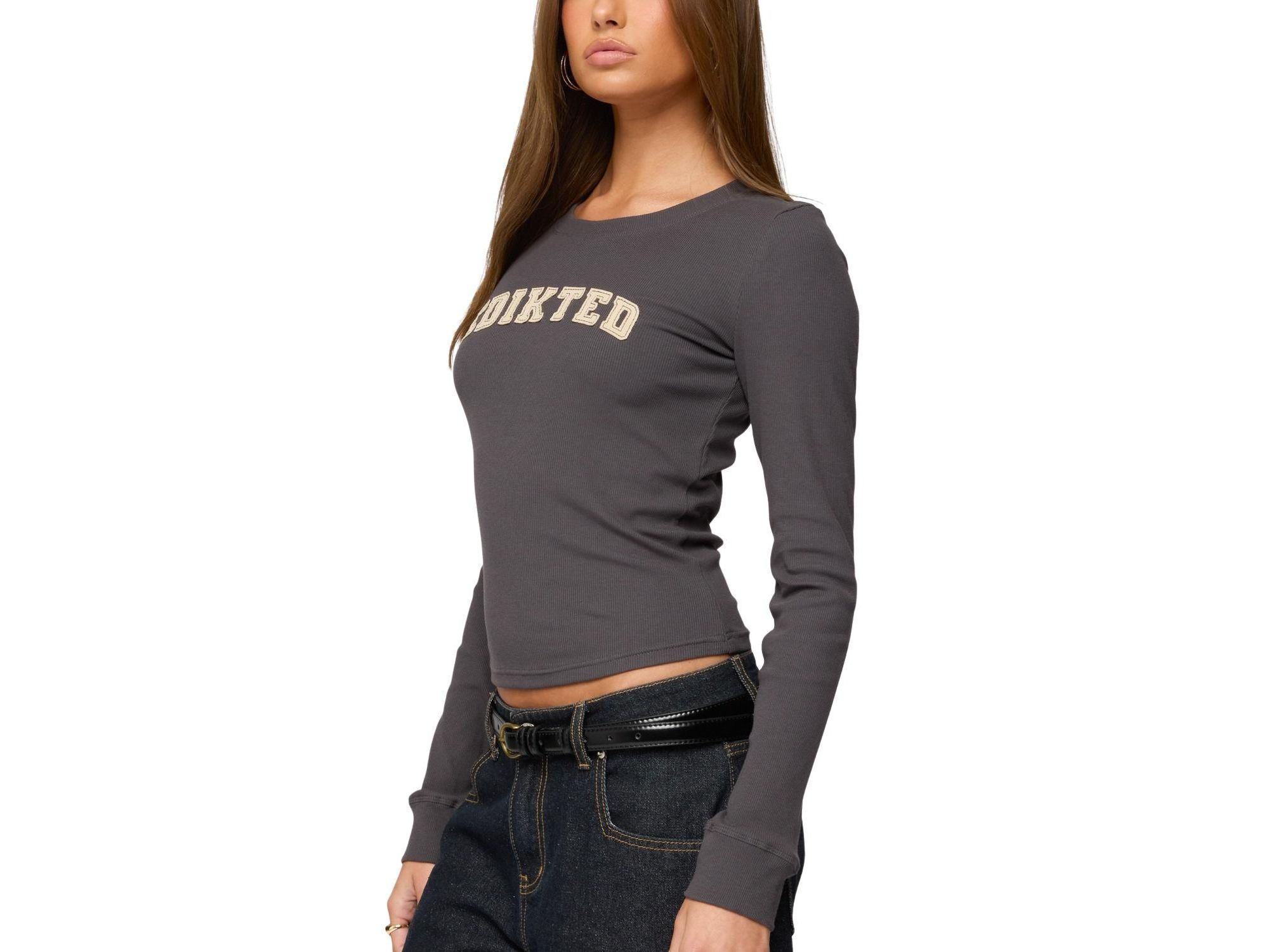 Essential  Ribbed T Shirt — Image 3