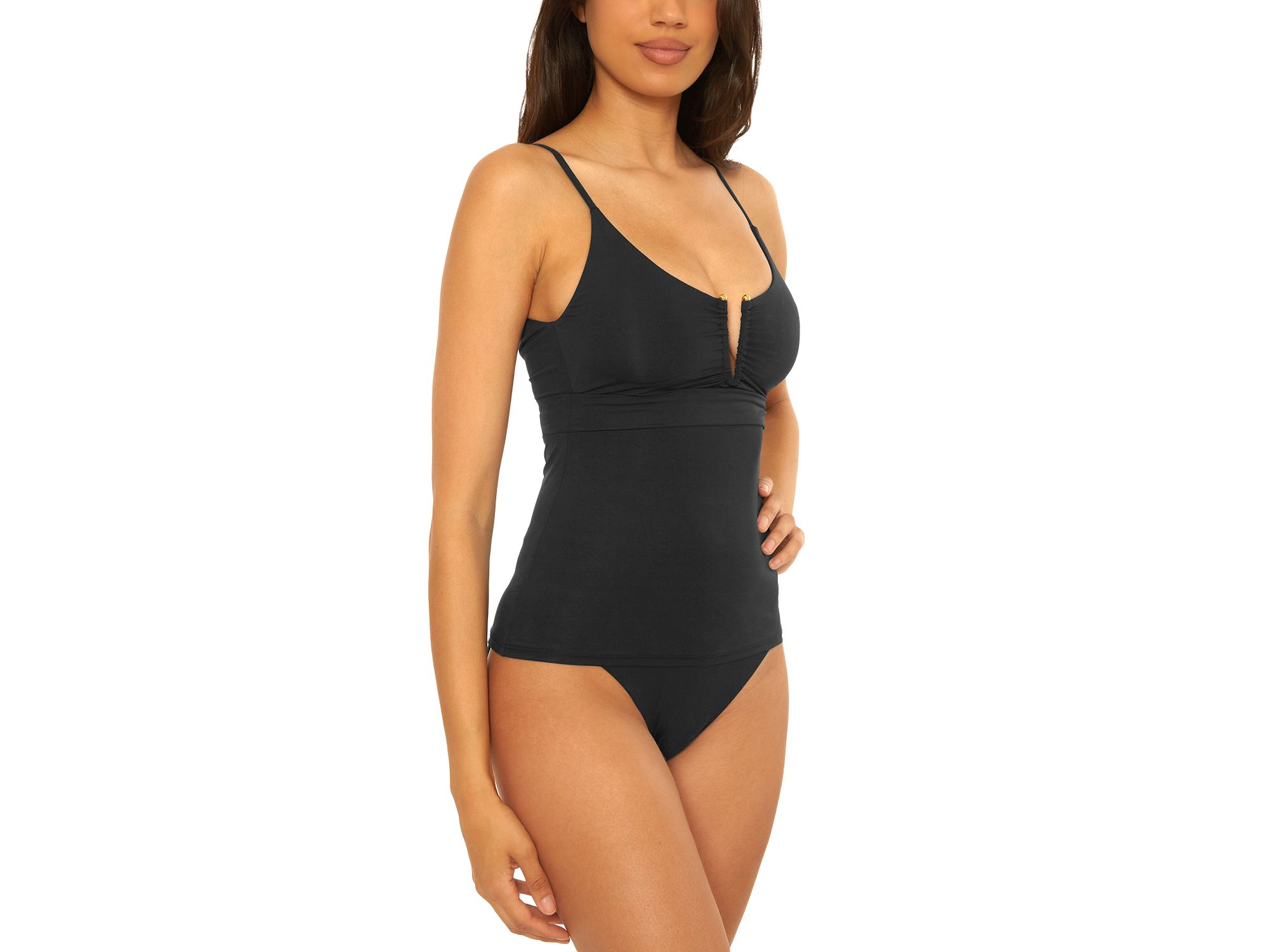 Color Code Tatum Shirred Tankini Top — Image 11