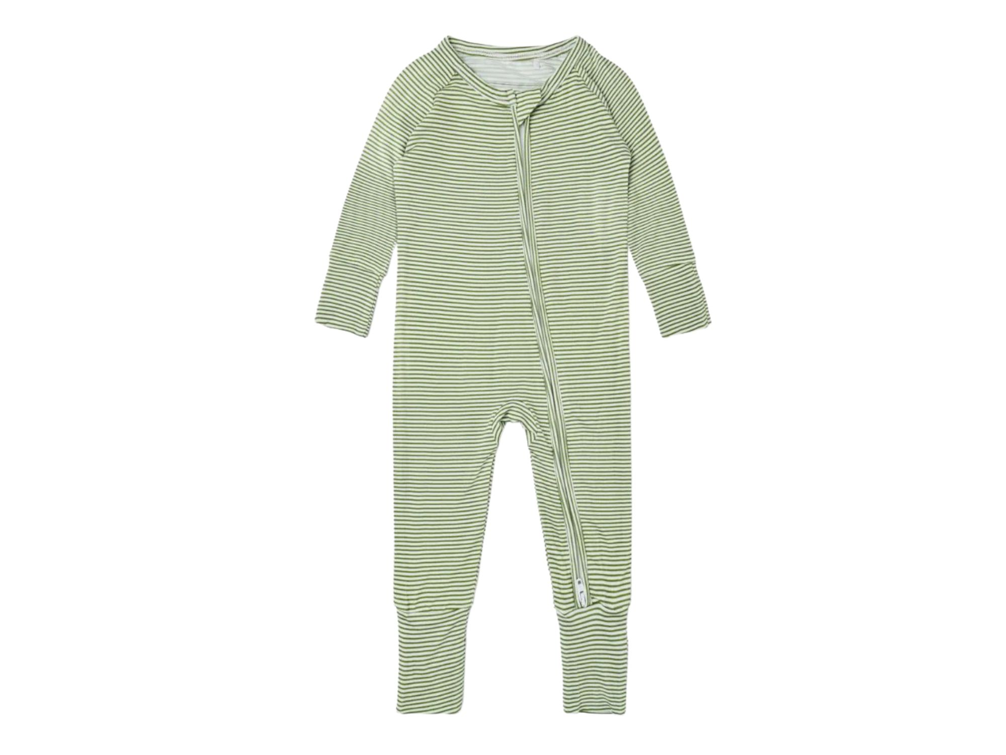 Boys' Evergreen Stripe Bamboo Sleeper - Baby — Image 5