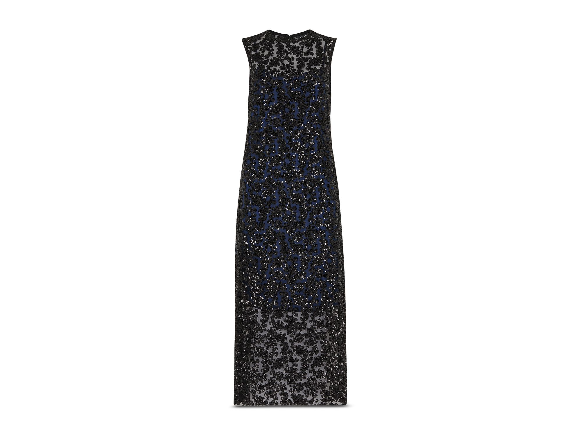 Lyra Floral Sequin Midi Dress — Image 4