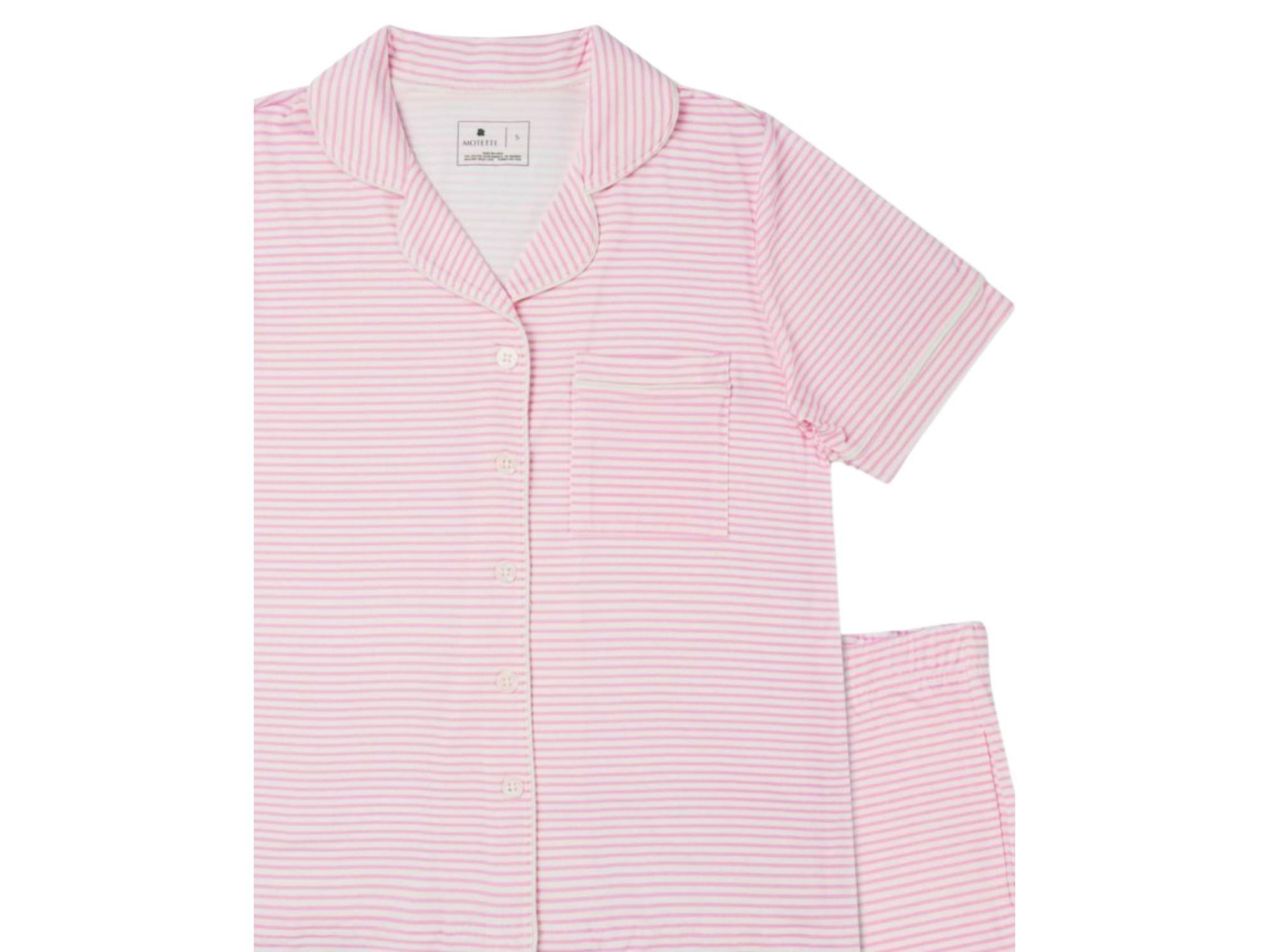 Ballet Stripe Bamboo Pajama Set — Image 5