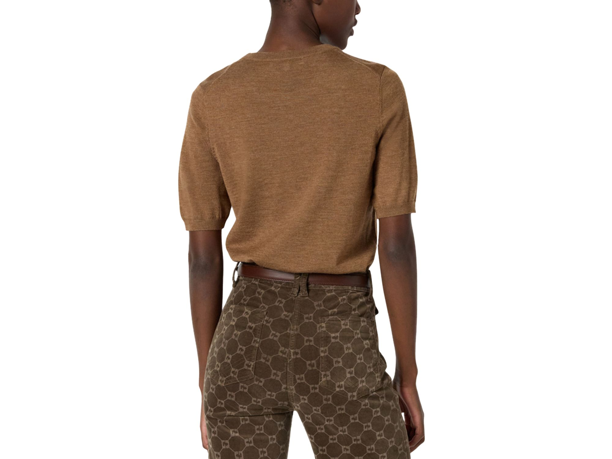 Elsa Merino Wool Puff Sleeve Top — Image 3