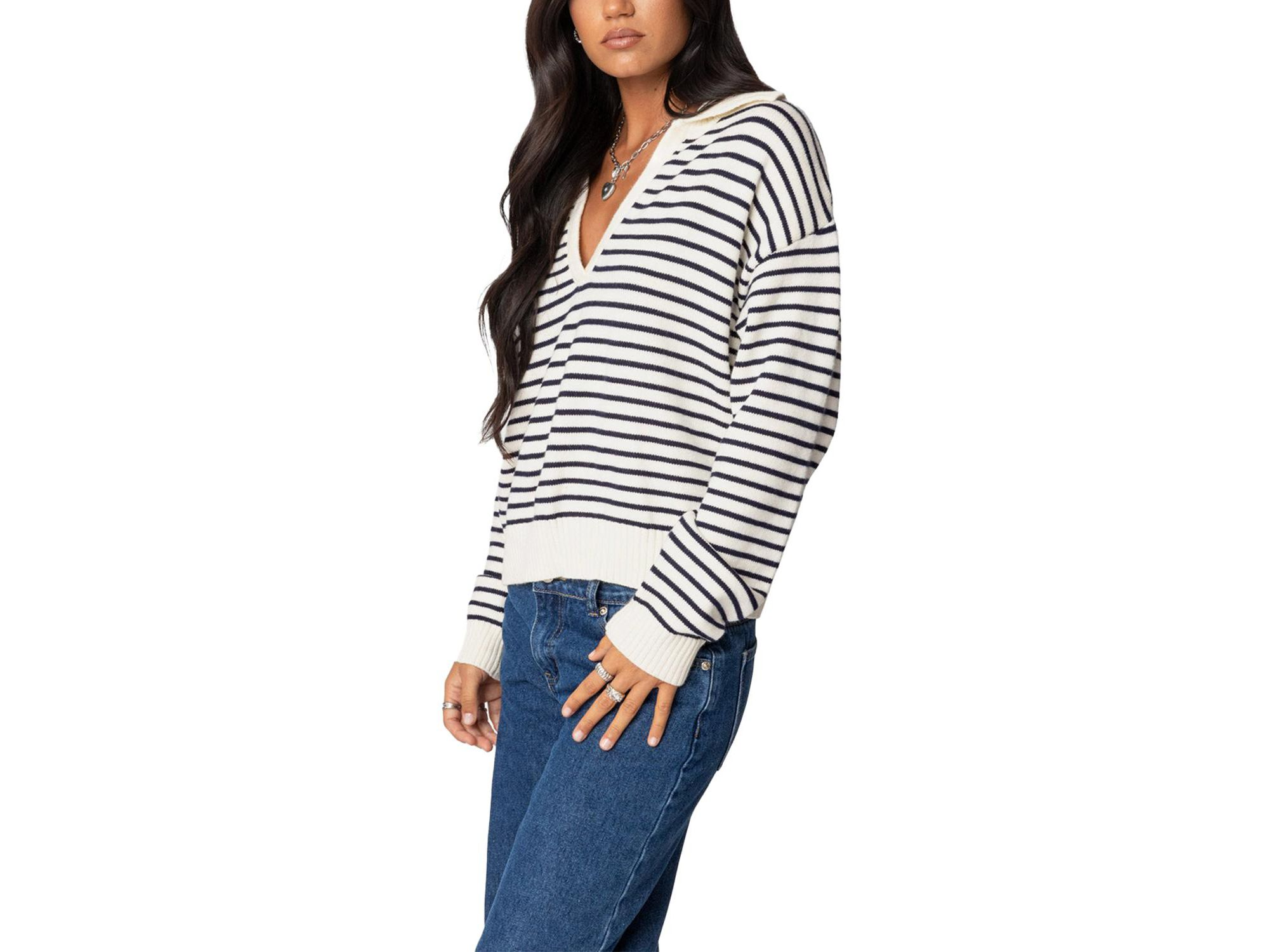Copenhagen Oversized Striped Sweater — Image 3