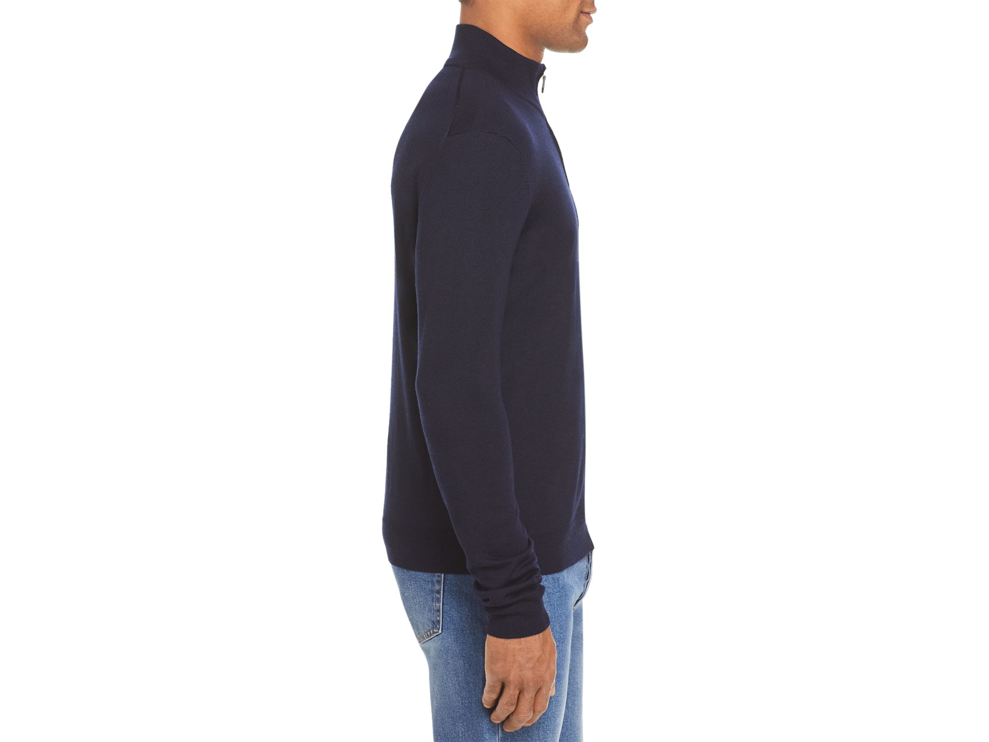 Quarter-Zip Merino Wool Sweater - Exclusive — Image 5