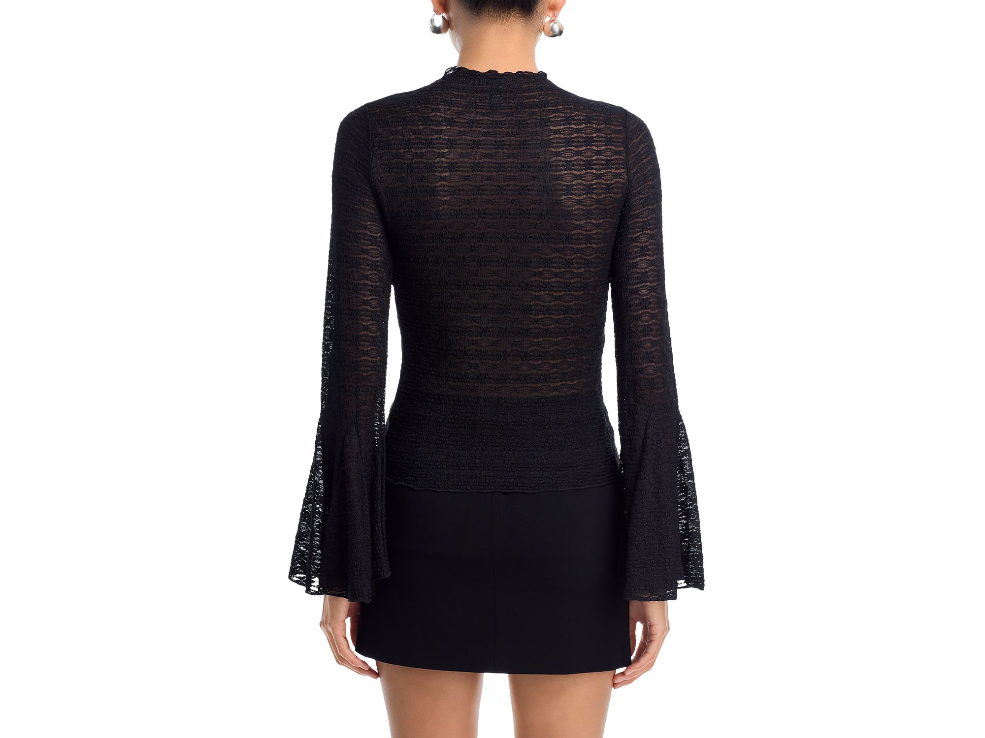Puckered Lace Top - Exclusive — Image 3