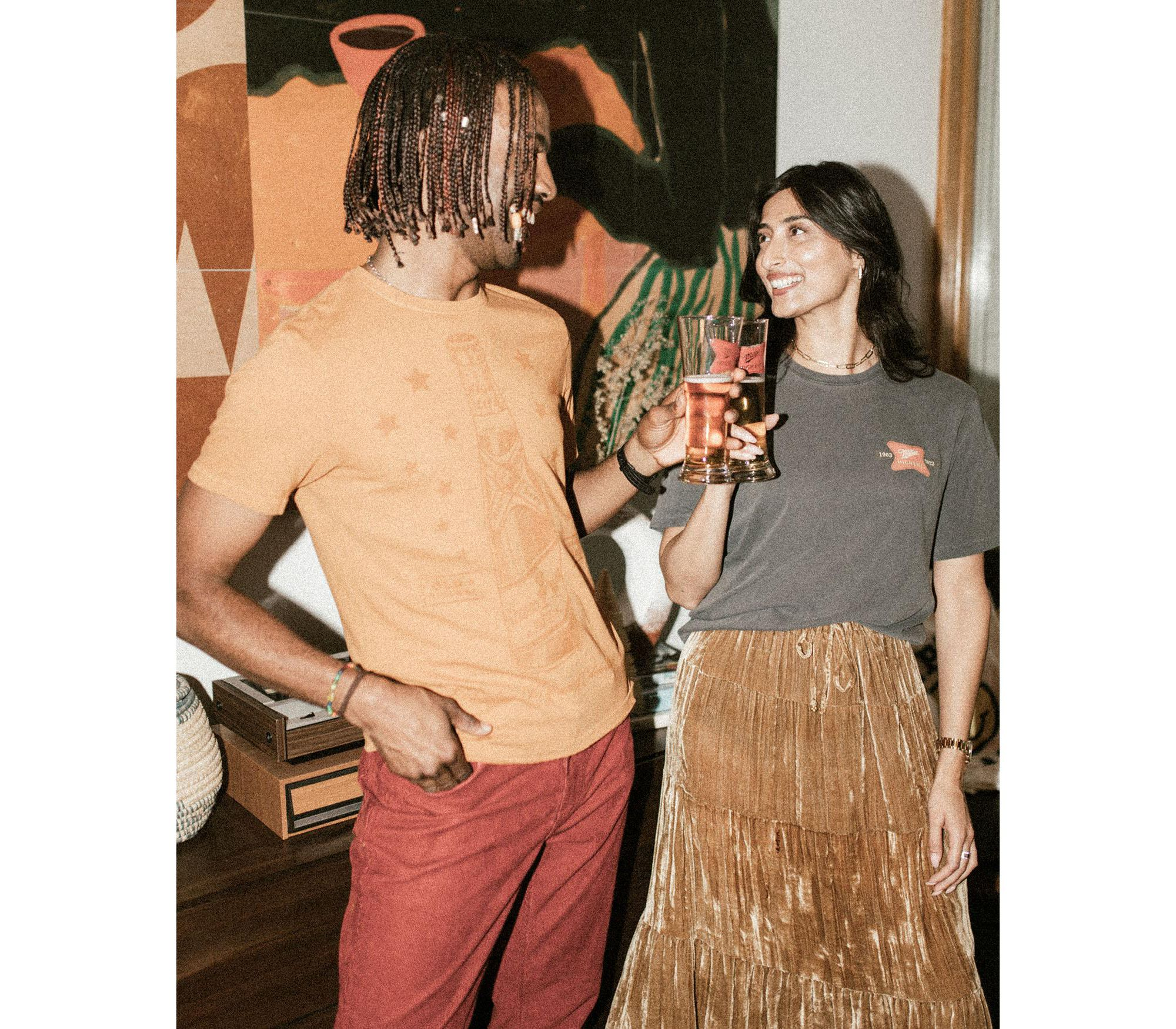Unisex Miller High Life 120th Anniversary Vintage Tee — Image 3
