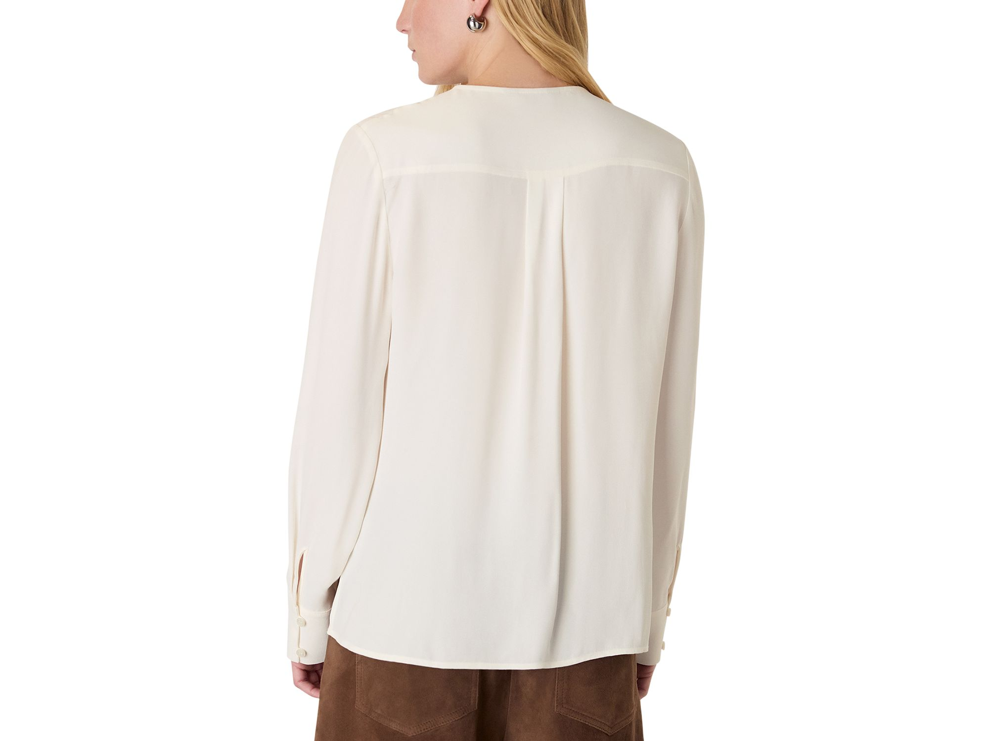 Draped Ruffle Blouse — Image 3