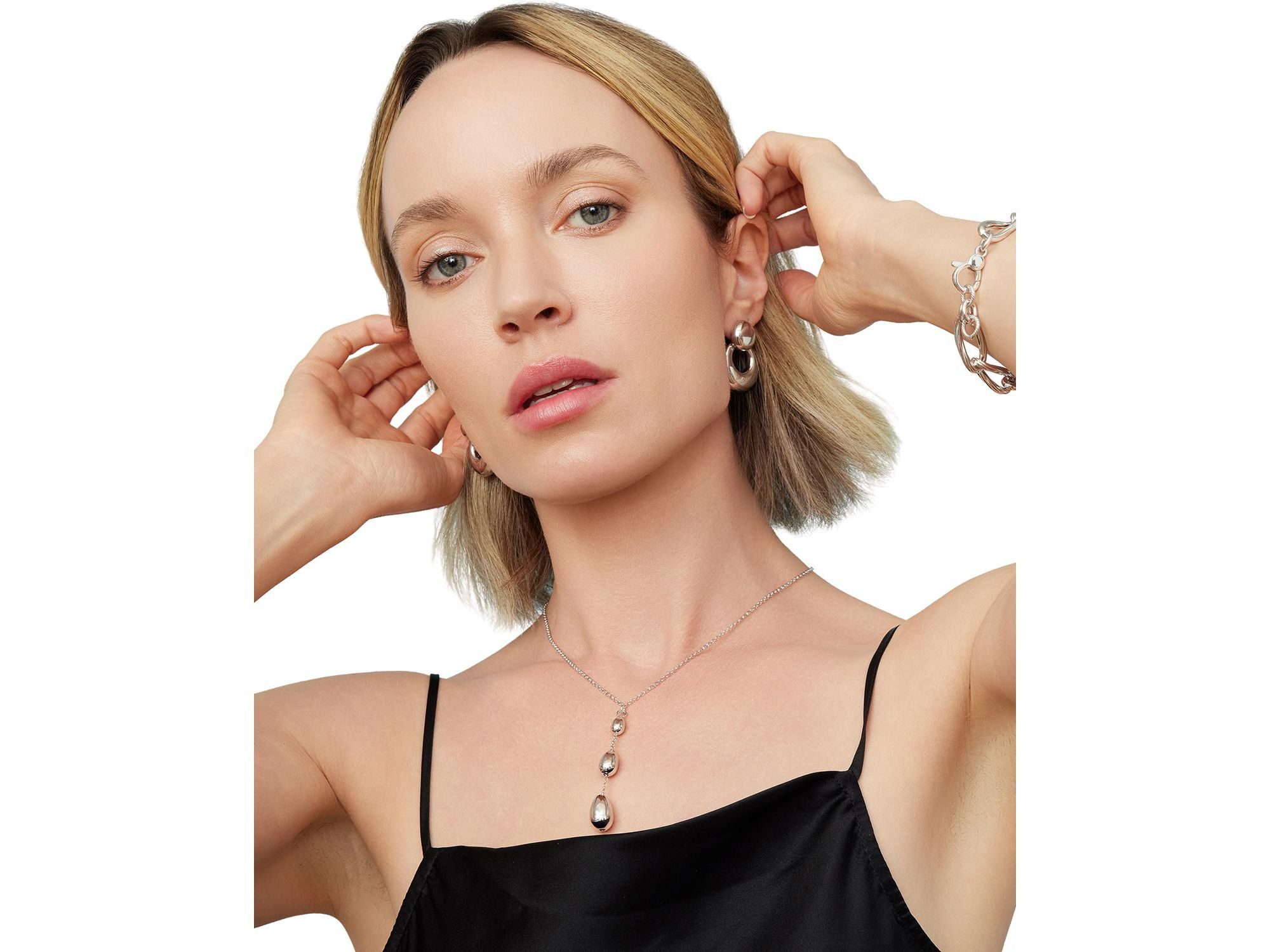 Sterling In My Orbit Drop Earrings — Image 4