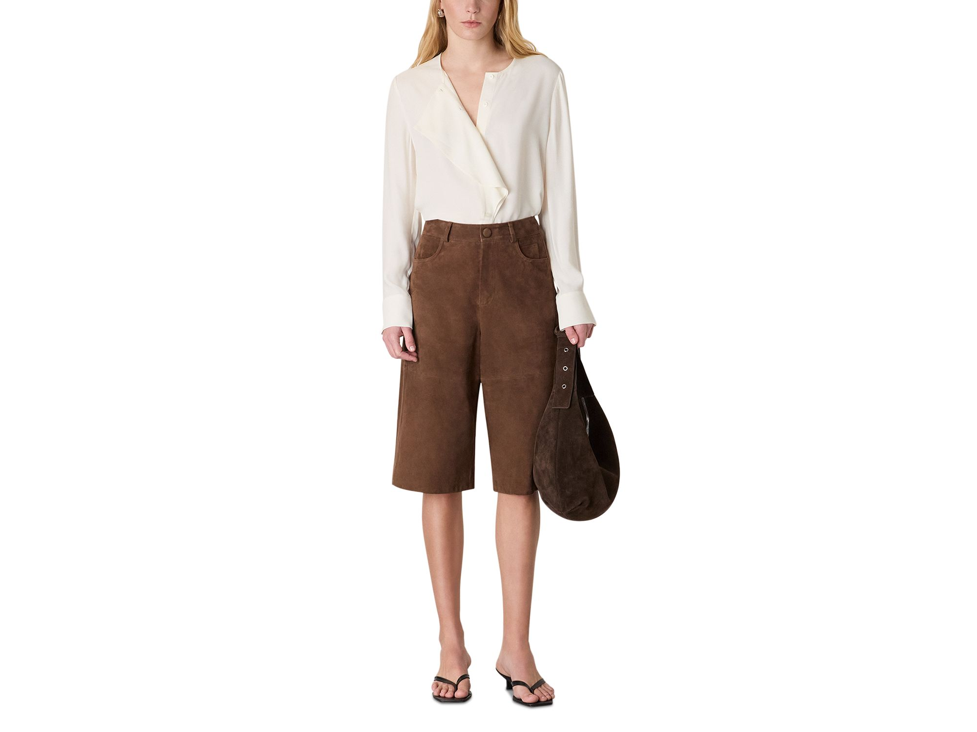 Draped Ruffle Blouse — Image 4