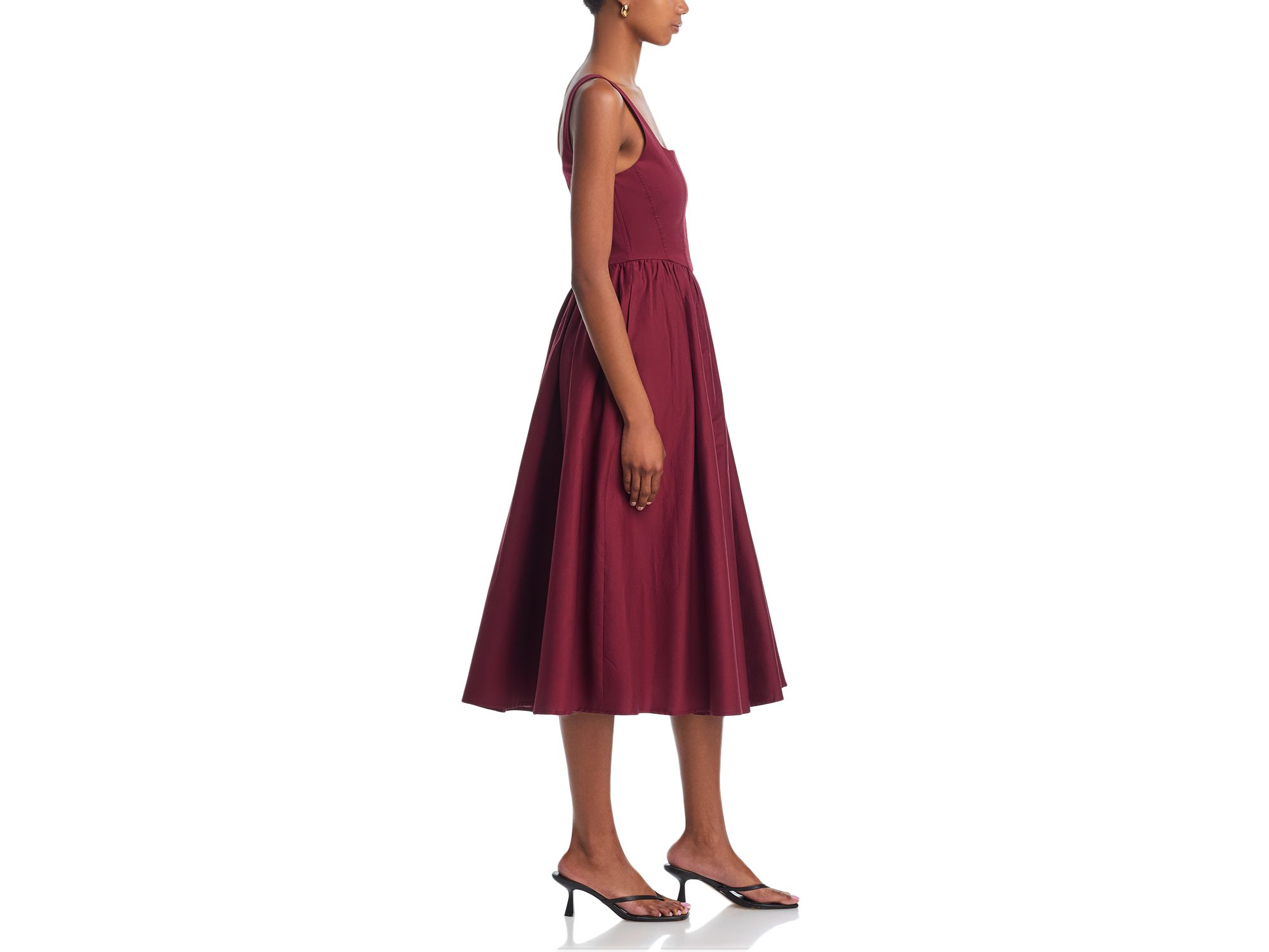 Desi Bustier Midi Dress — Image 5