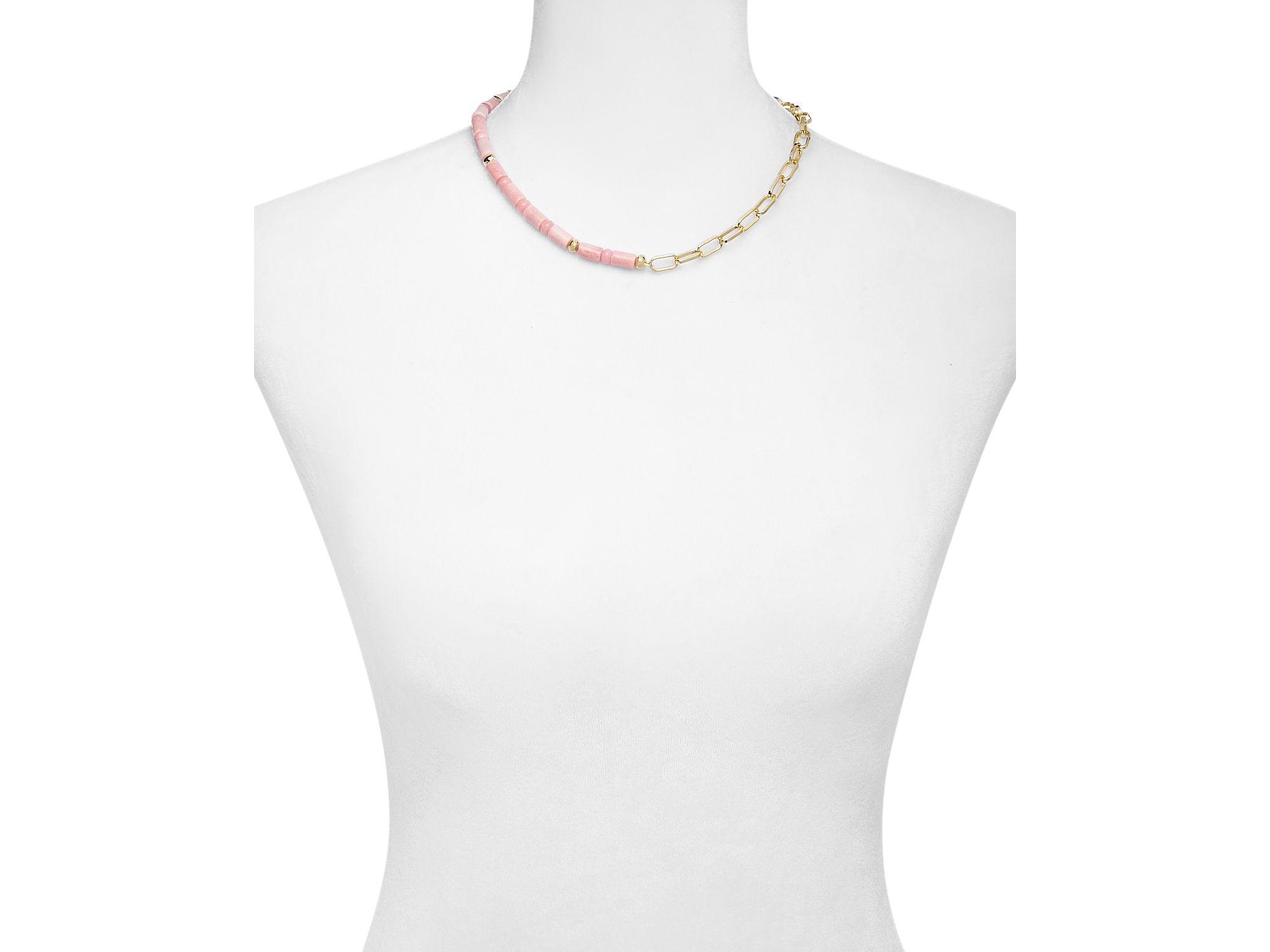 Lindsey Beaded Chain Necklace, 16" — Image 3