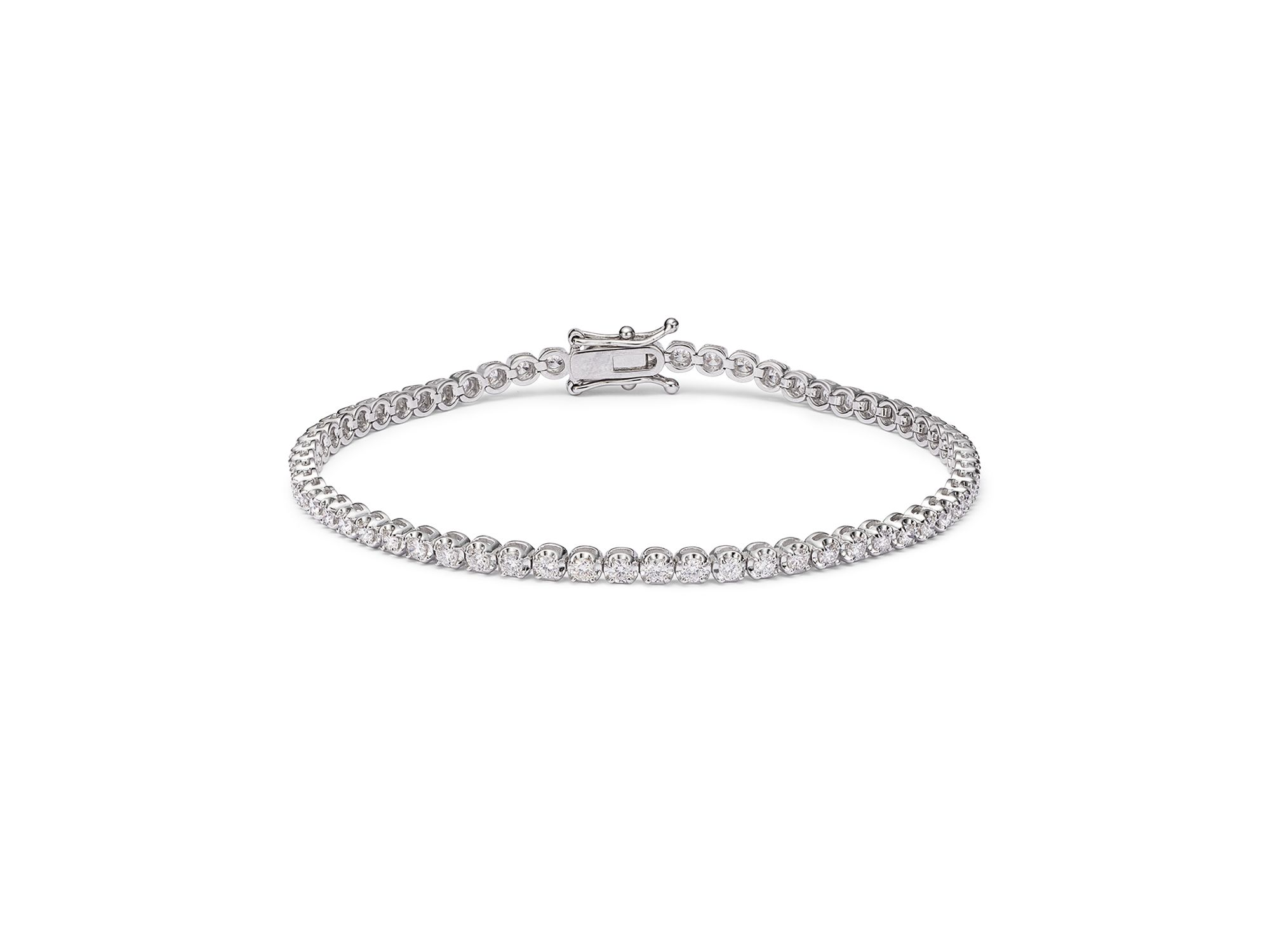 Certified Colorless Diamond Tennis Bracelet Collection in 14K White Gold, 2.0-10.0 tcw — Image 16
