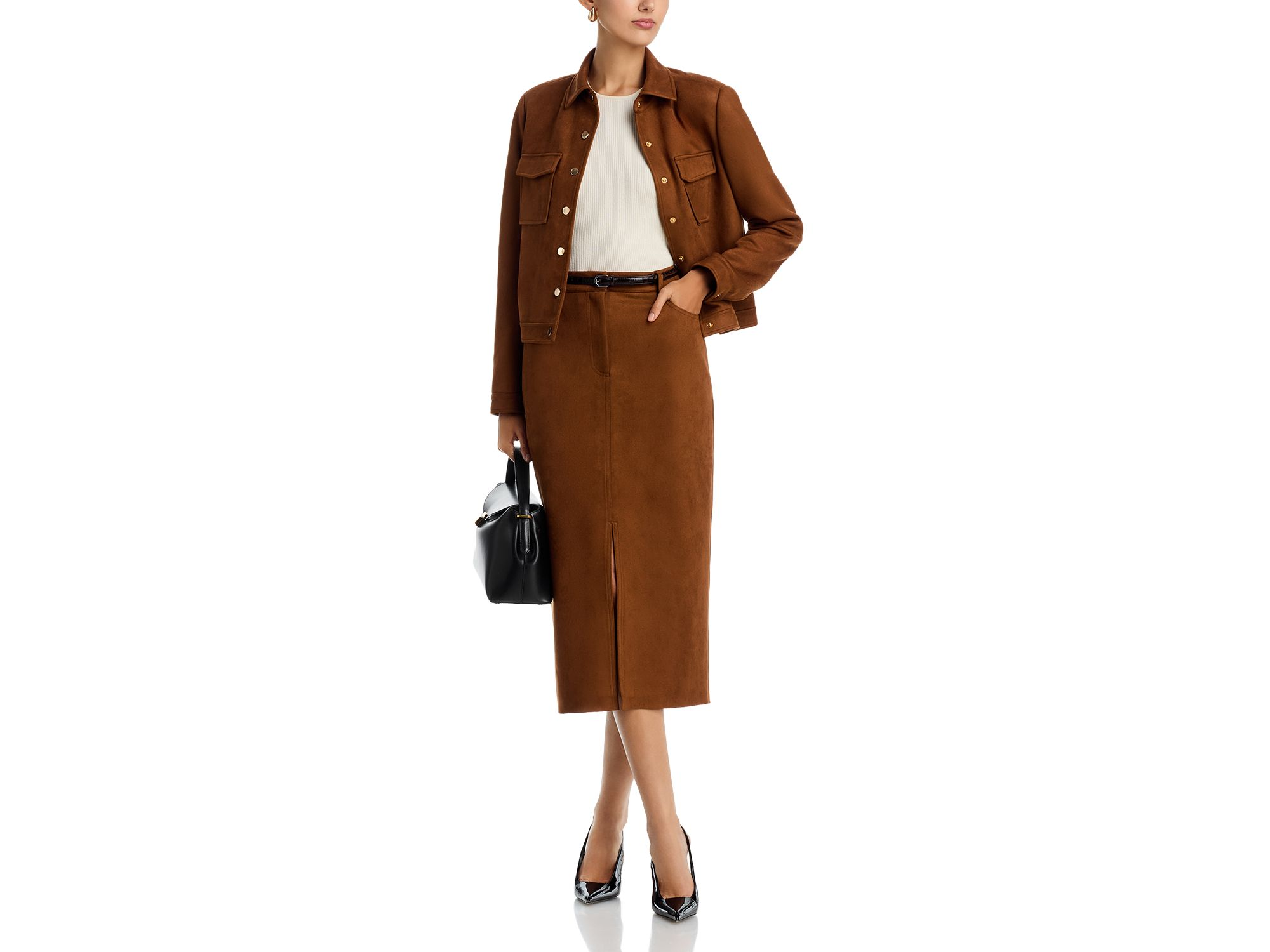 Slim Slit Front Skirt — Image 4