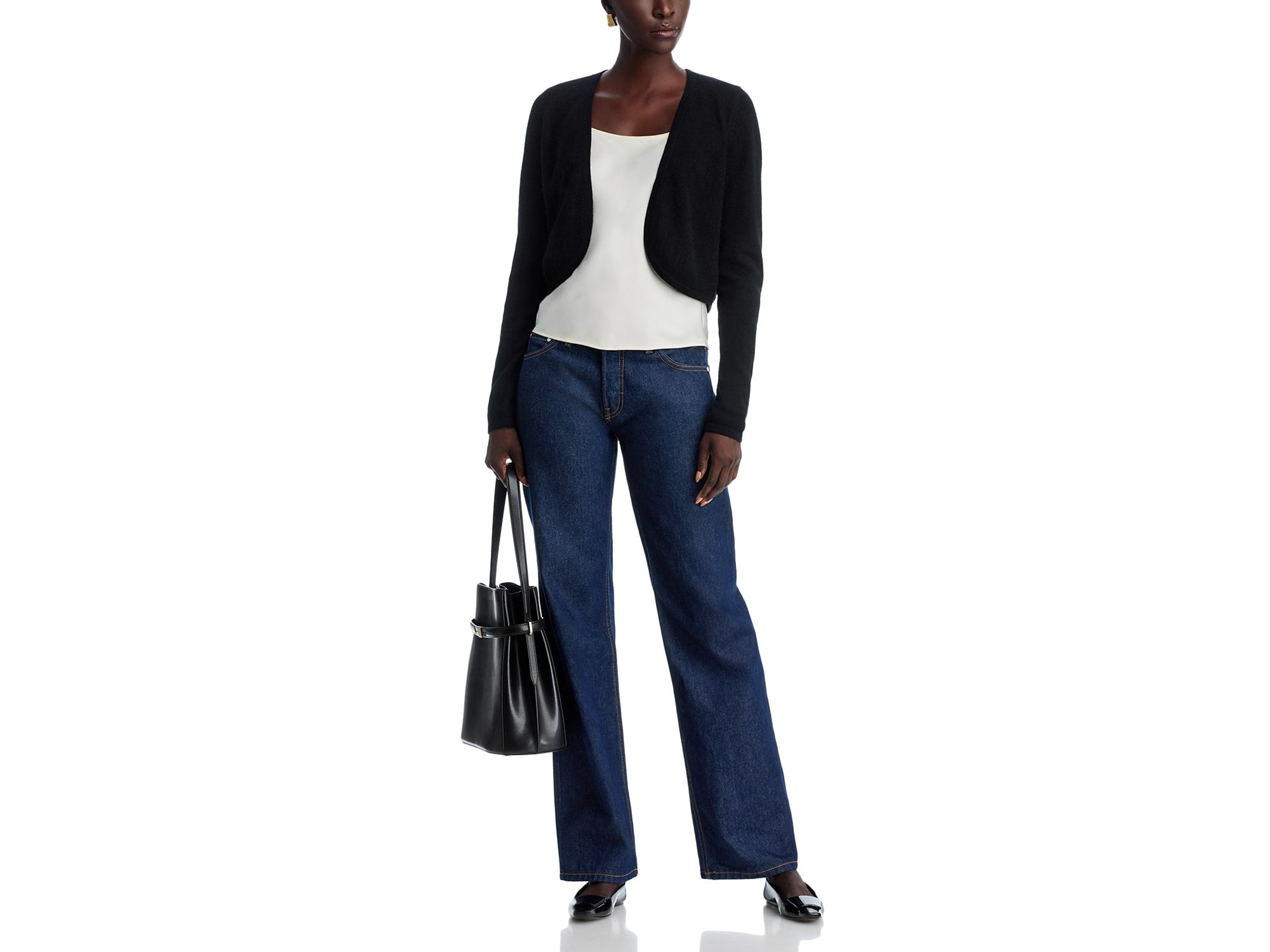 100% Cashmere Bolero Cardigan - Exclusive — Image 4