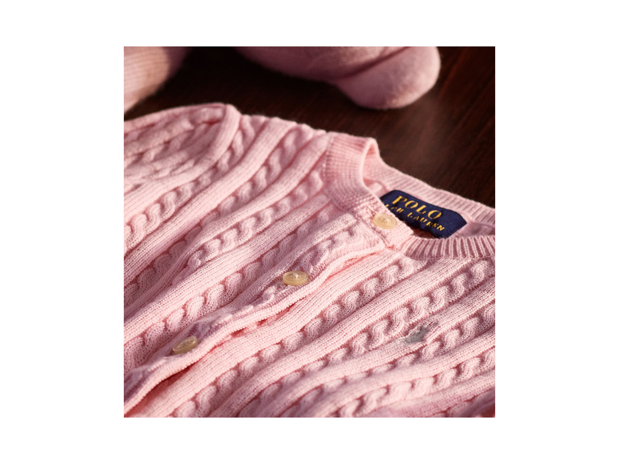 Girls' Cable-Knit Cardigan - Baby — Image 3