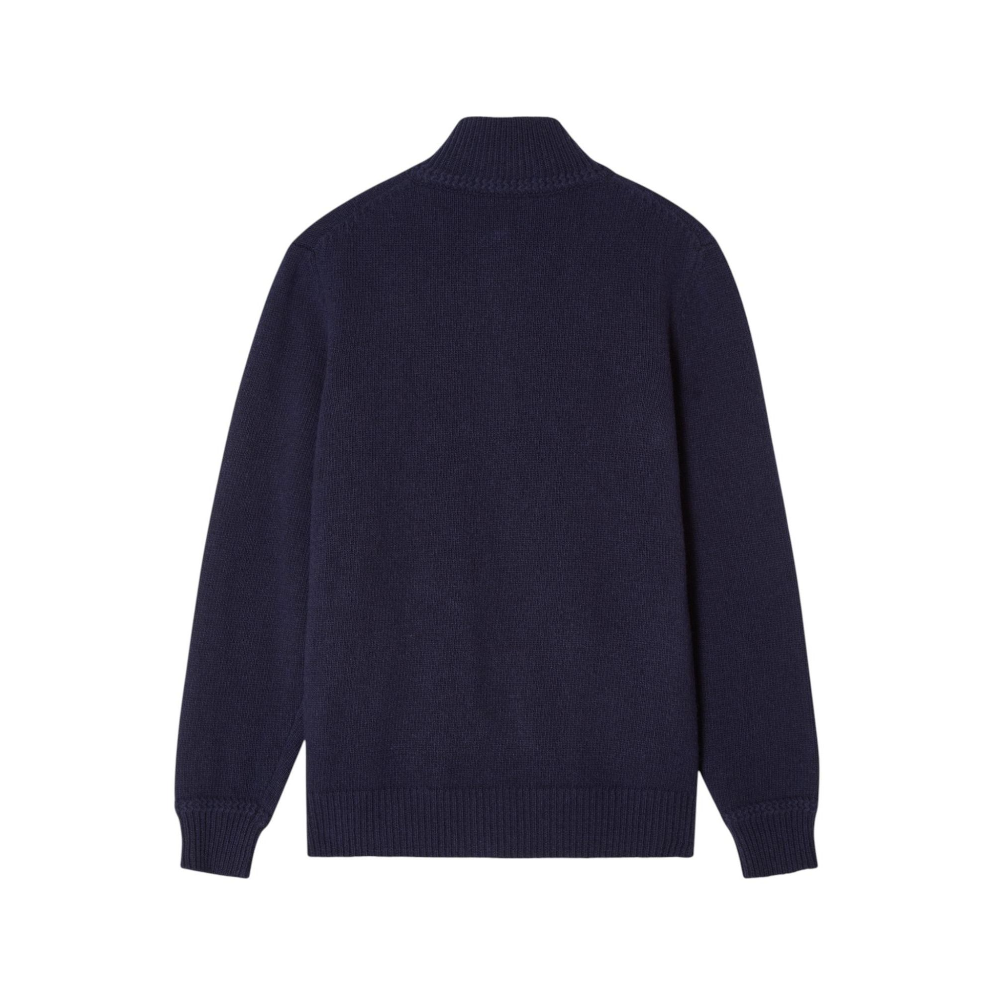 Graham Cashmere Blend Full Zip Sweater — Image 3