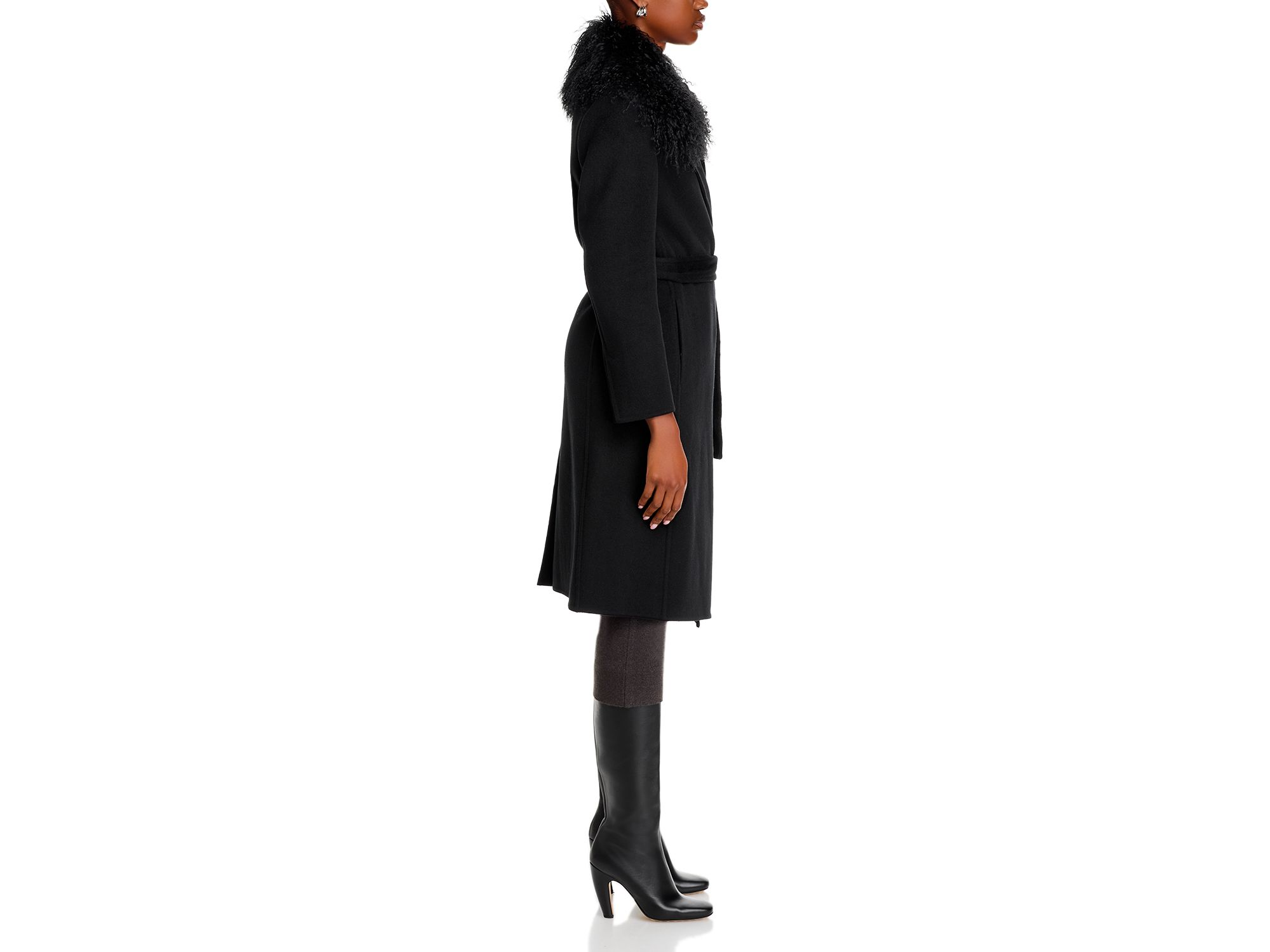 Shirley Shearling Collar Coat — Image 7