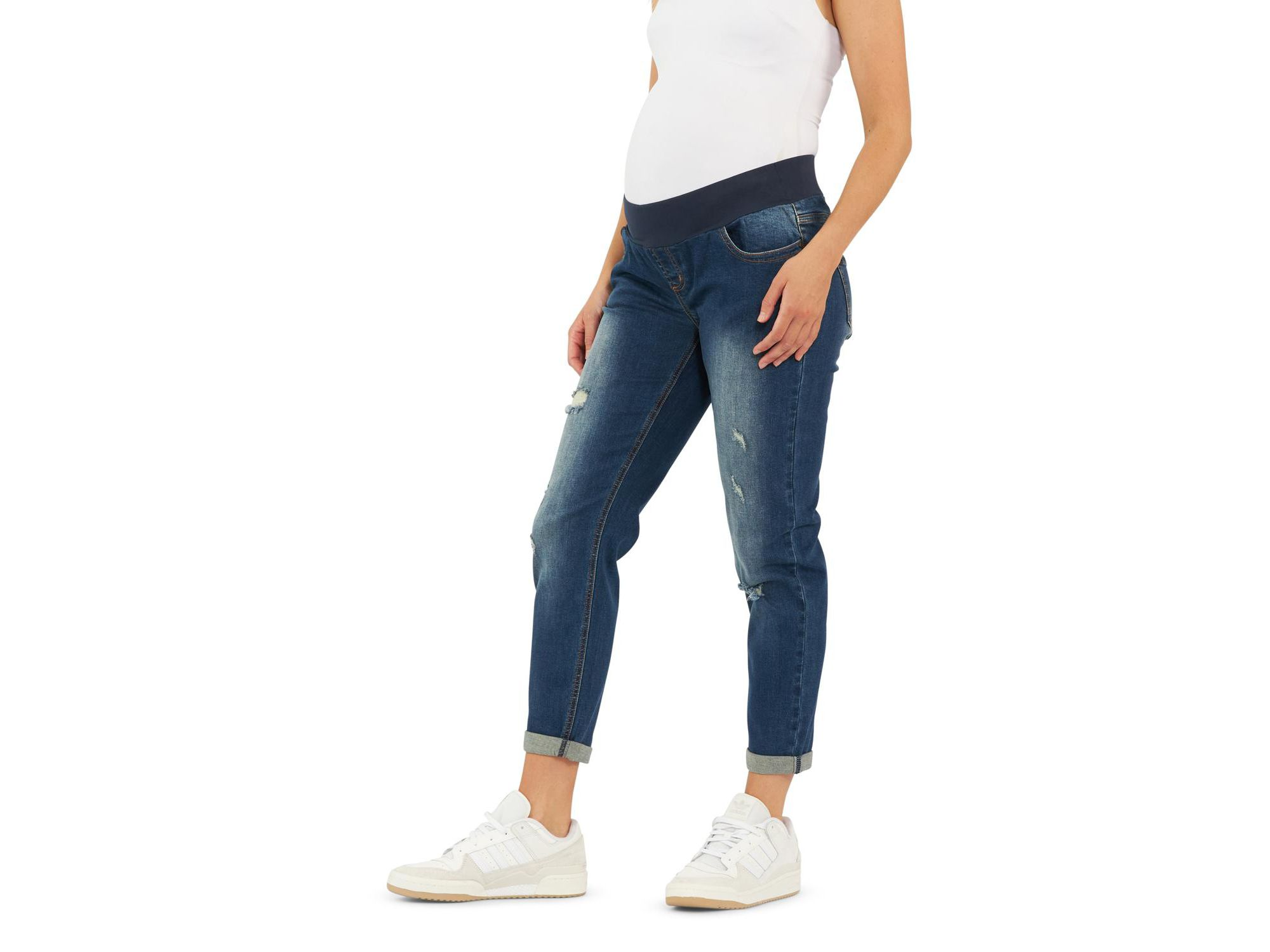 Baxter Boyfriend Jean in Indigo Fade — Image 3