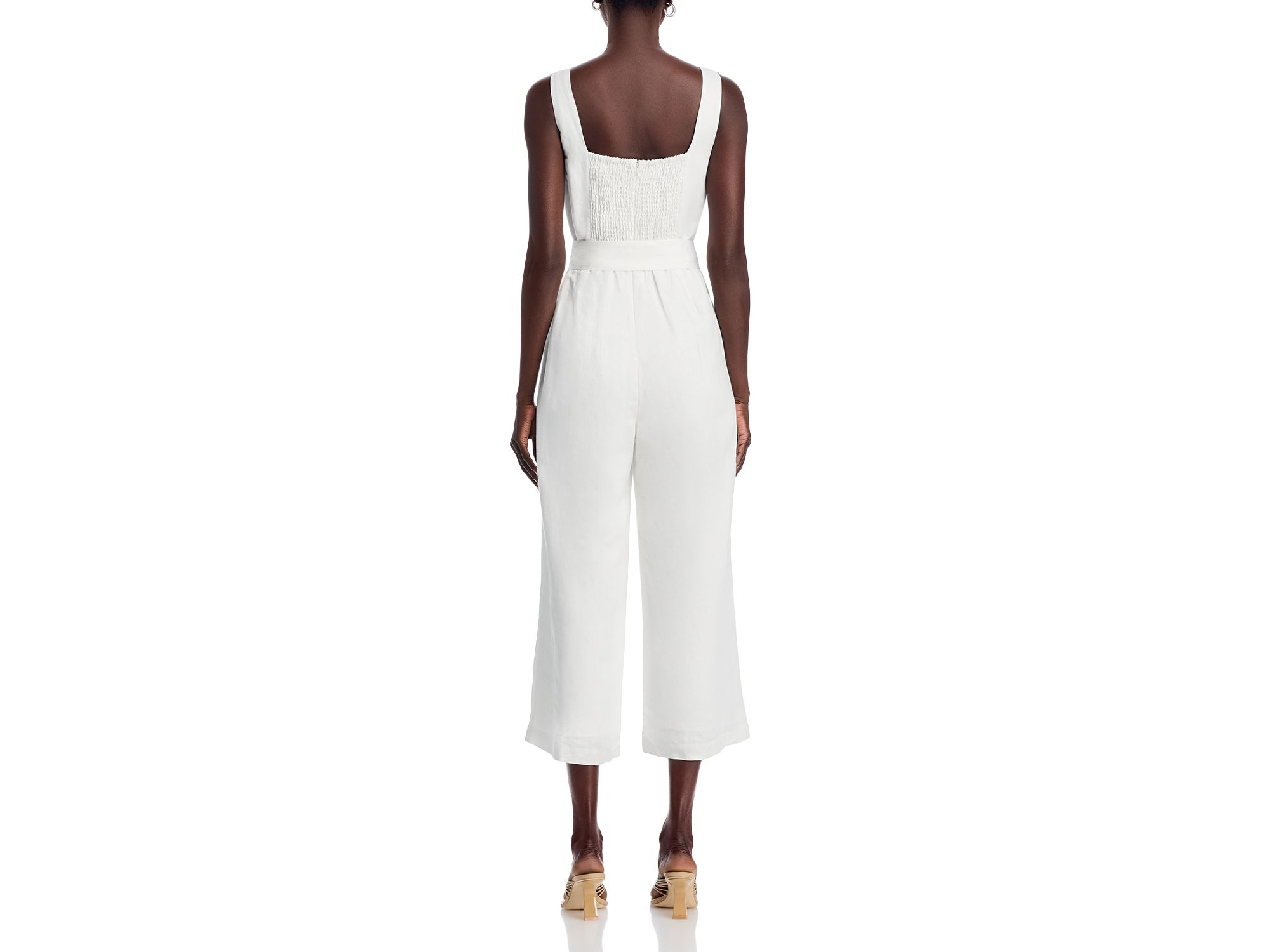 Sleeveless Sweetheart Belted Jumpsuit — Image 4