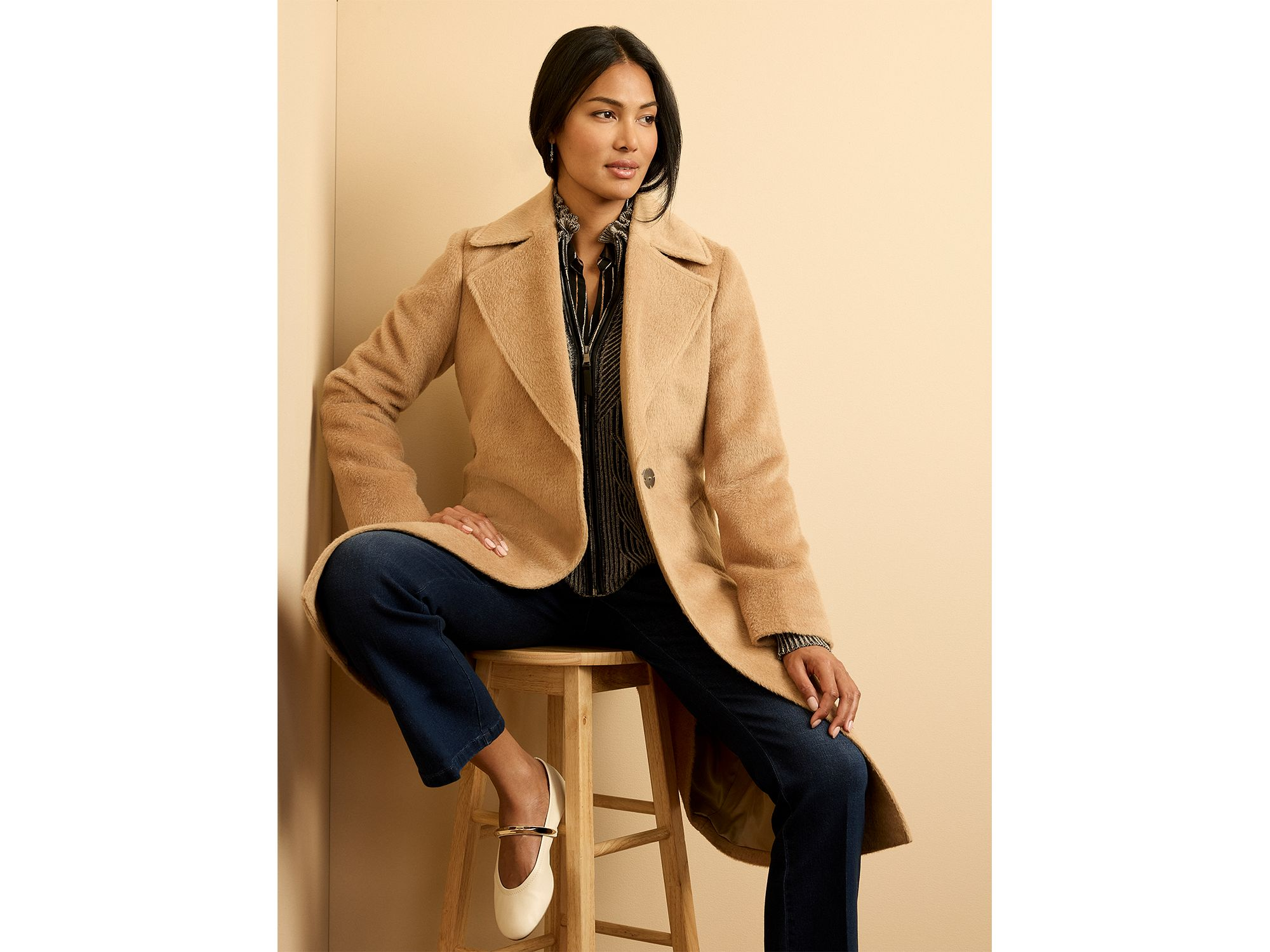 Belted Wrap Coat — Image 4